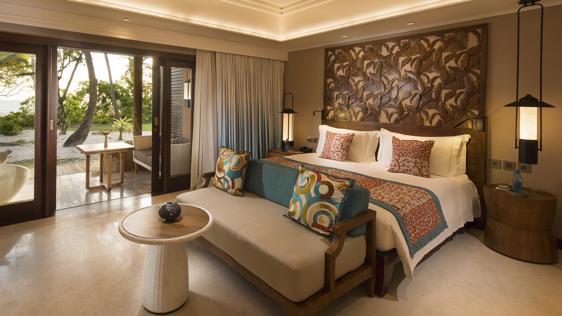 Indian ocean, Seychelles, Constance lemuria resort, Senior Suite Bedroom