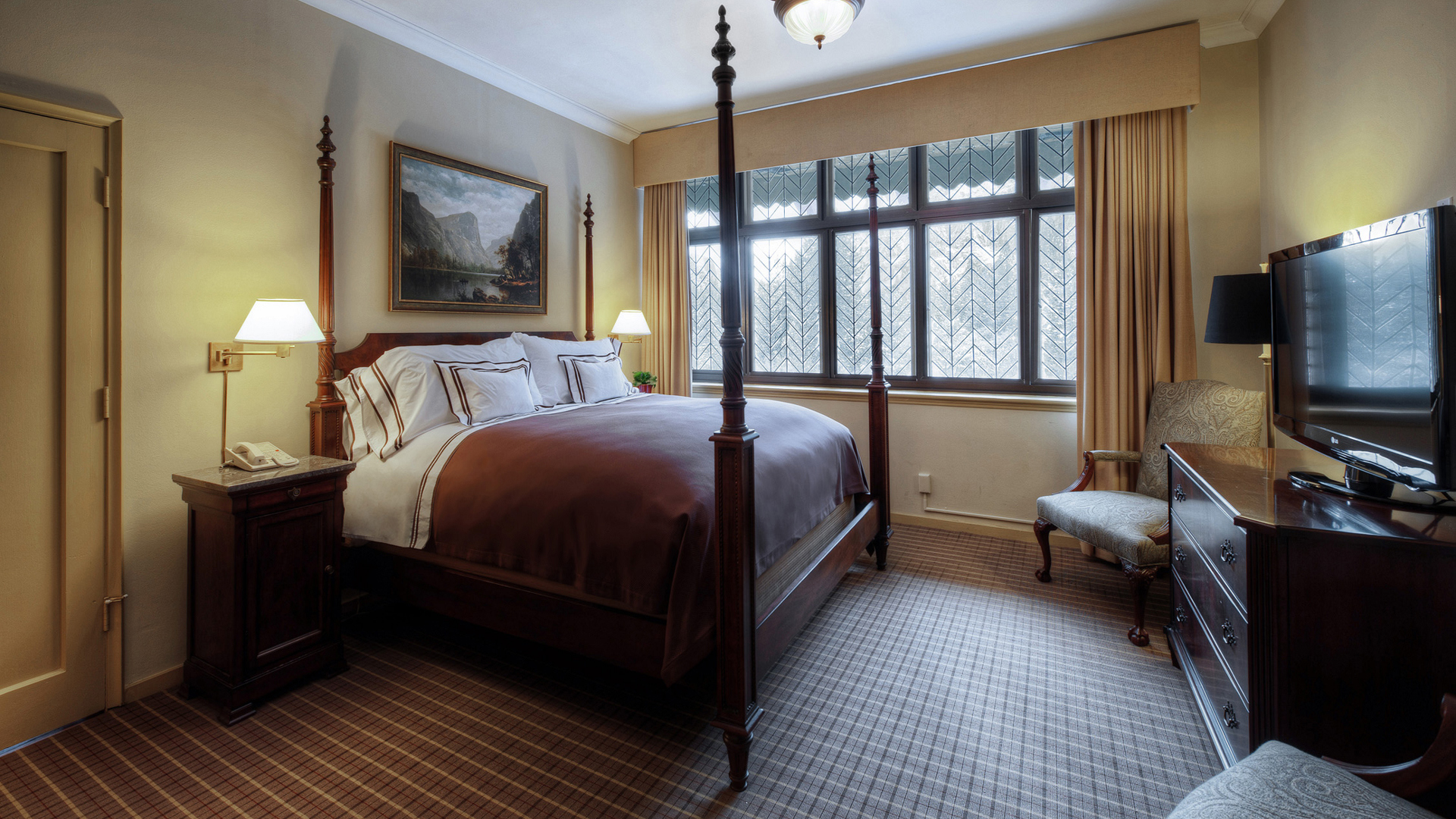  North america & canada, California, Ahwahnee, Bedroom