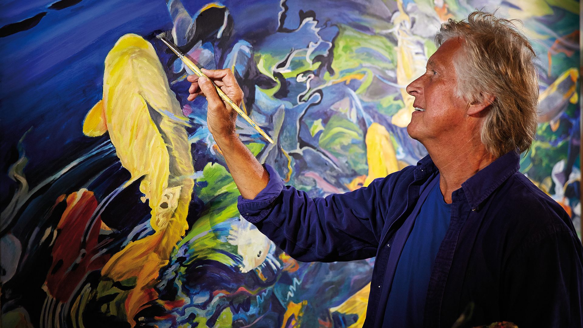 Europe, Spain, Mallorca, La Residencia A Belmond Hotel Mallorca, Artist