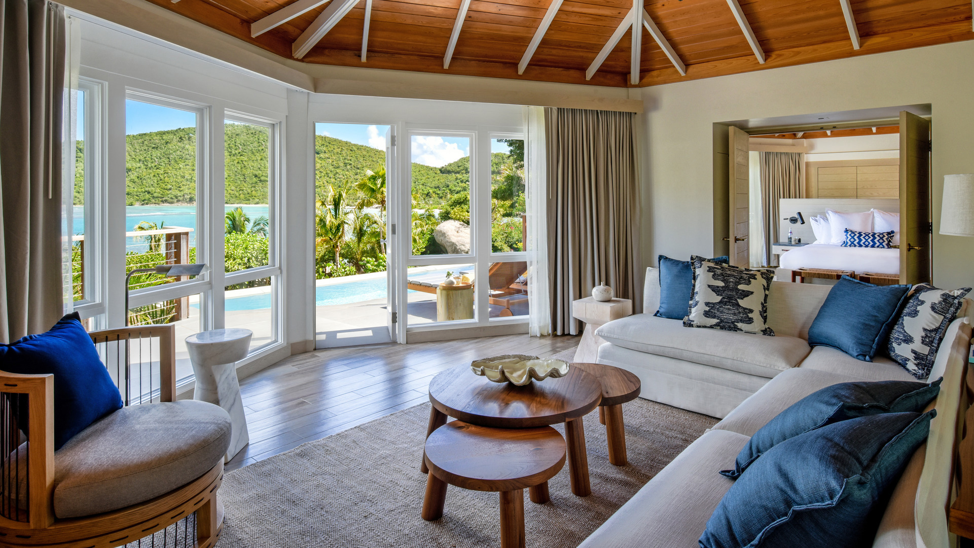  Caribbean, British Virgin Islands, Little Dix Bay, Lounge