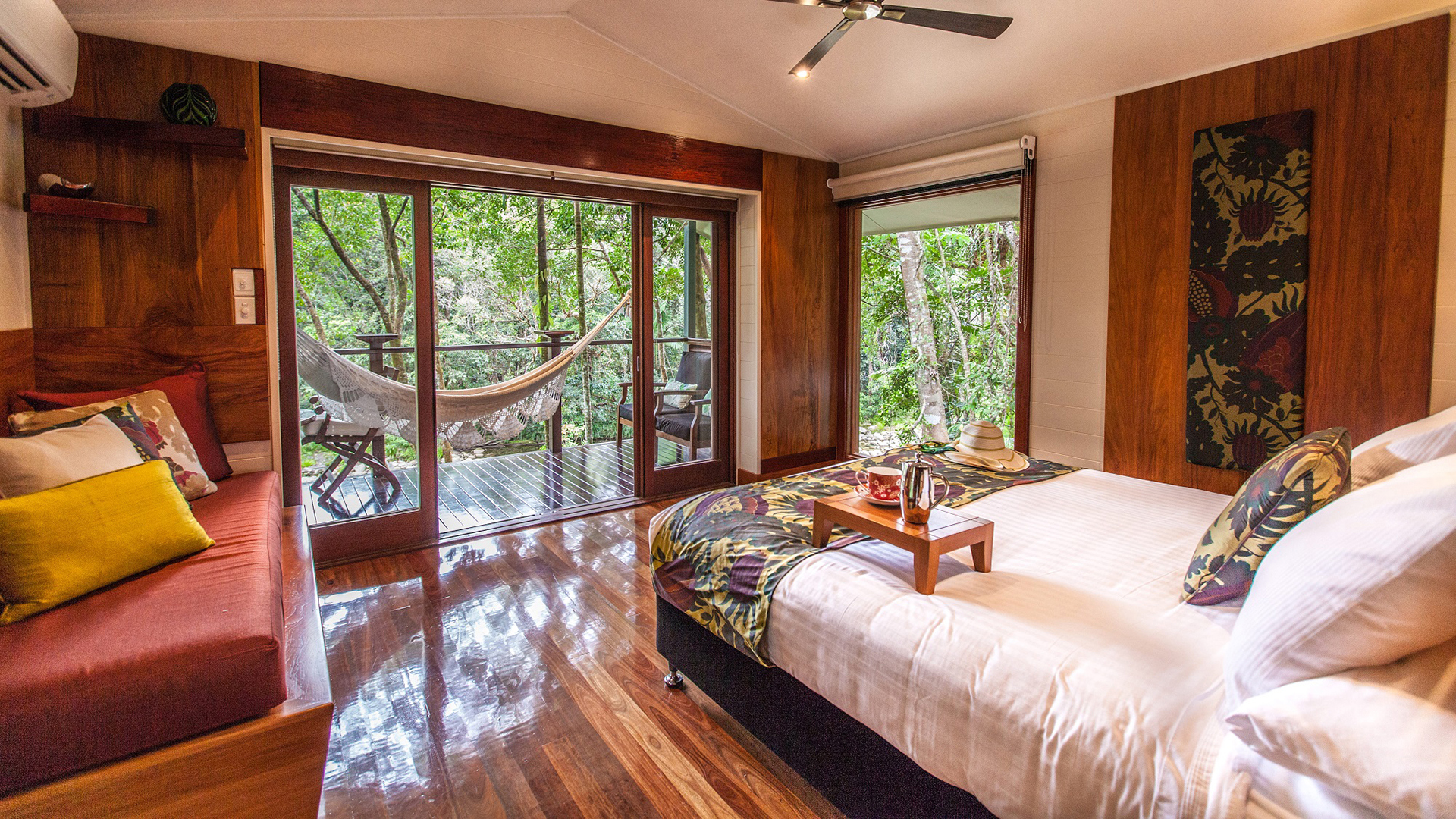  Worldwide, Australia, Silky Oaks Lodge, Bedroom