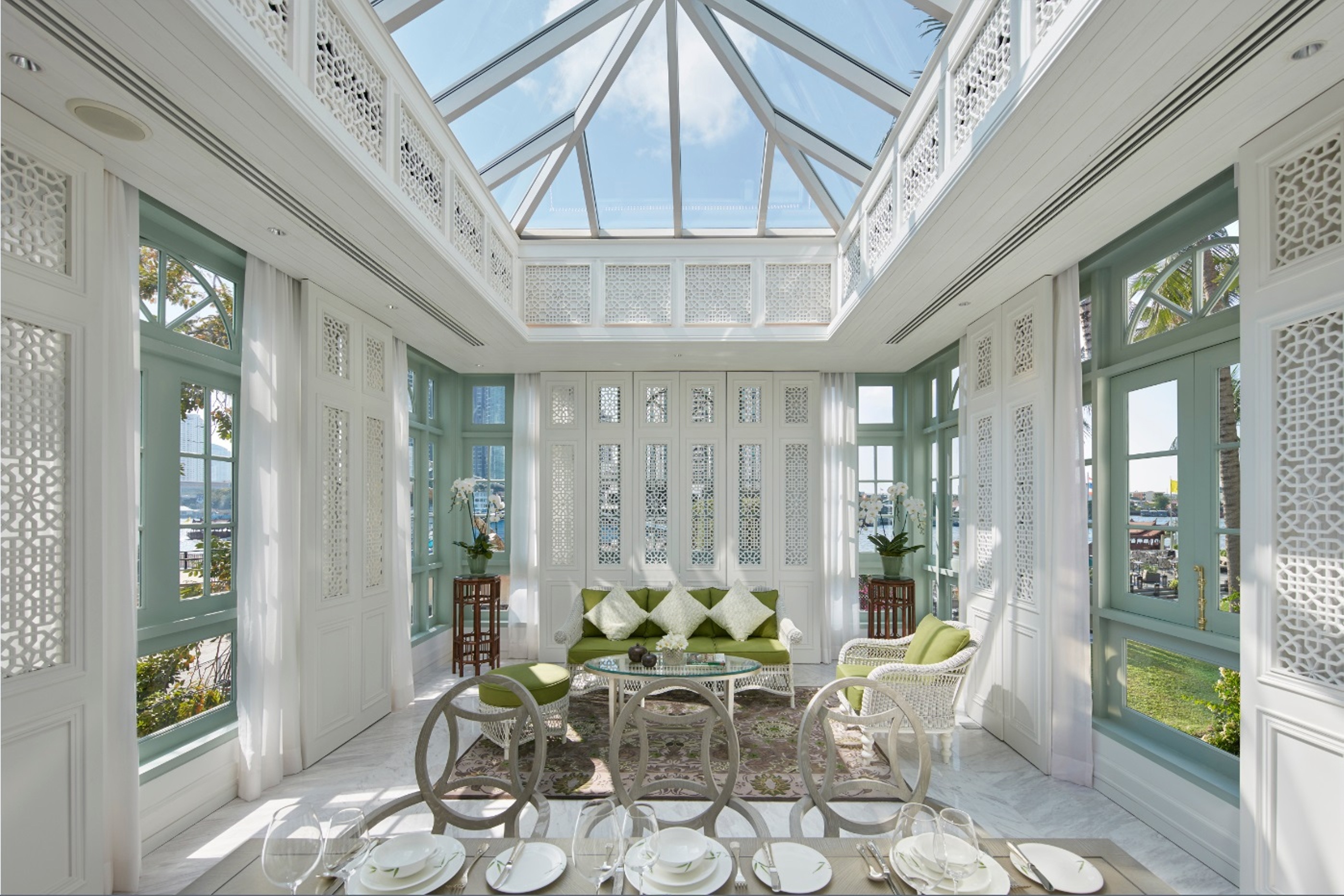 Asia, Thailand, Mandarin Oriental, Bangkok, Suite conservatory