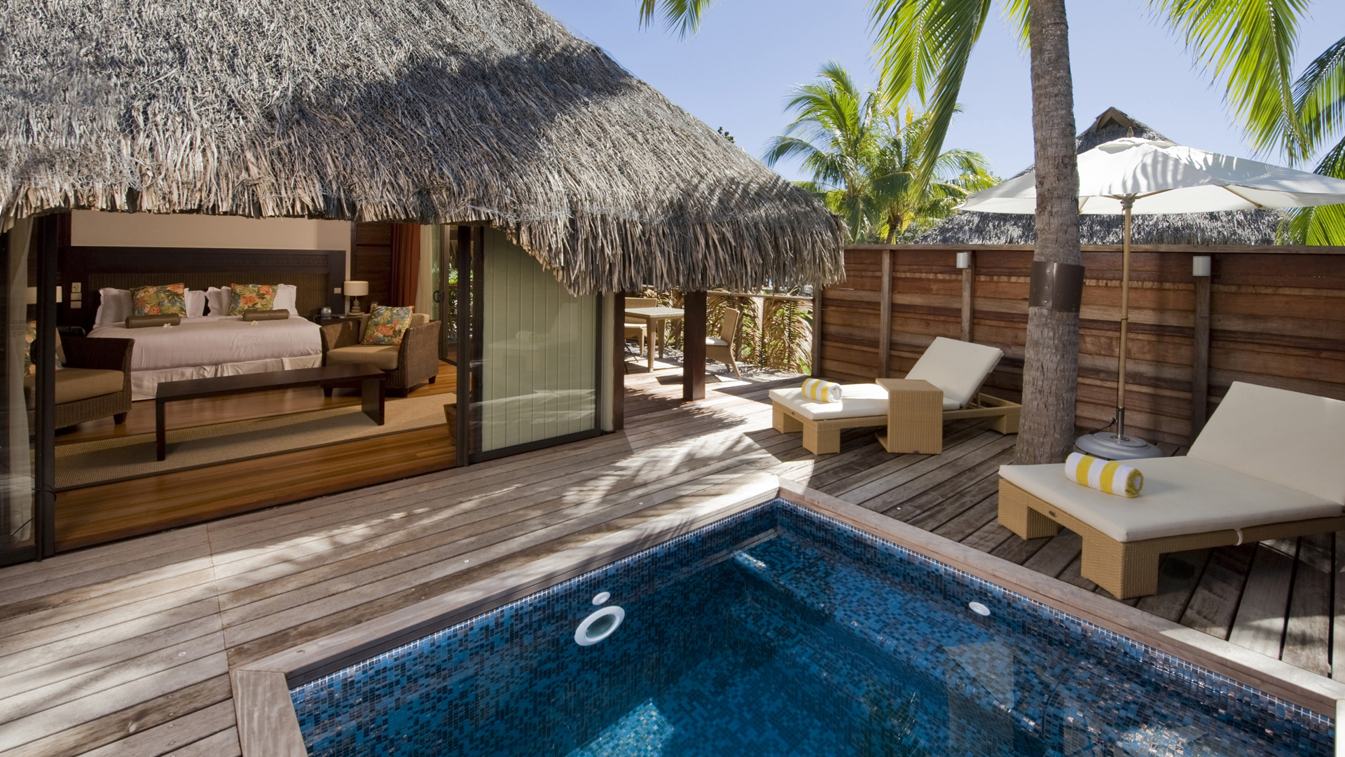 Worldwide, French polynesia, Hilton moorea, Deluxe garden pool