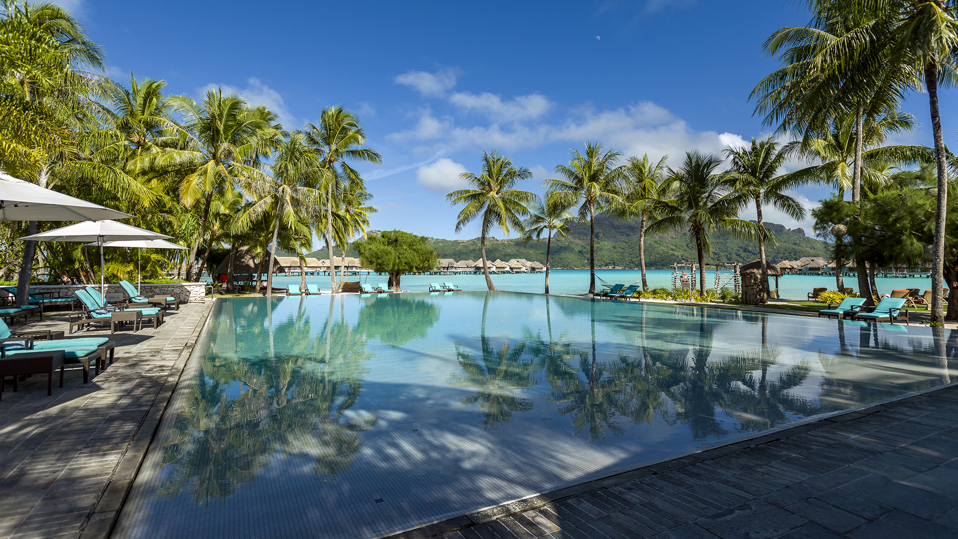  Worldwide, French Polynesia, Intercontinental Bora Bora Resort Thalasso Spa, Pool