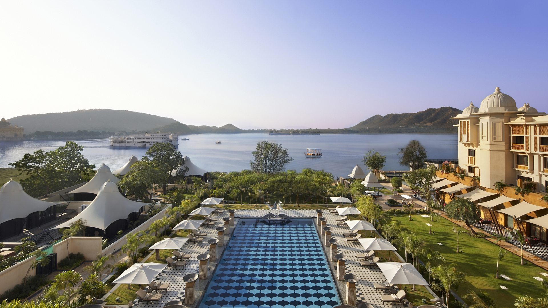 Worldwide, India, Leela udaipur, Pool