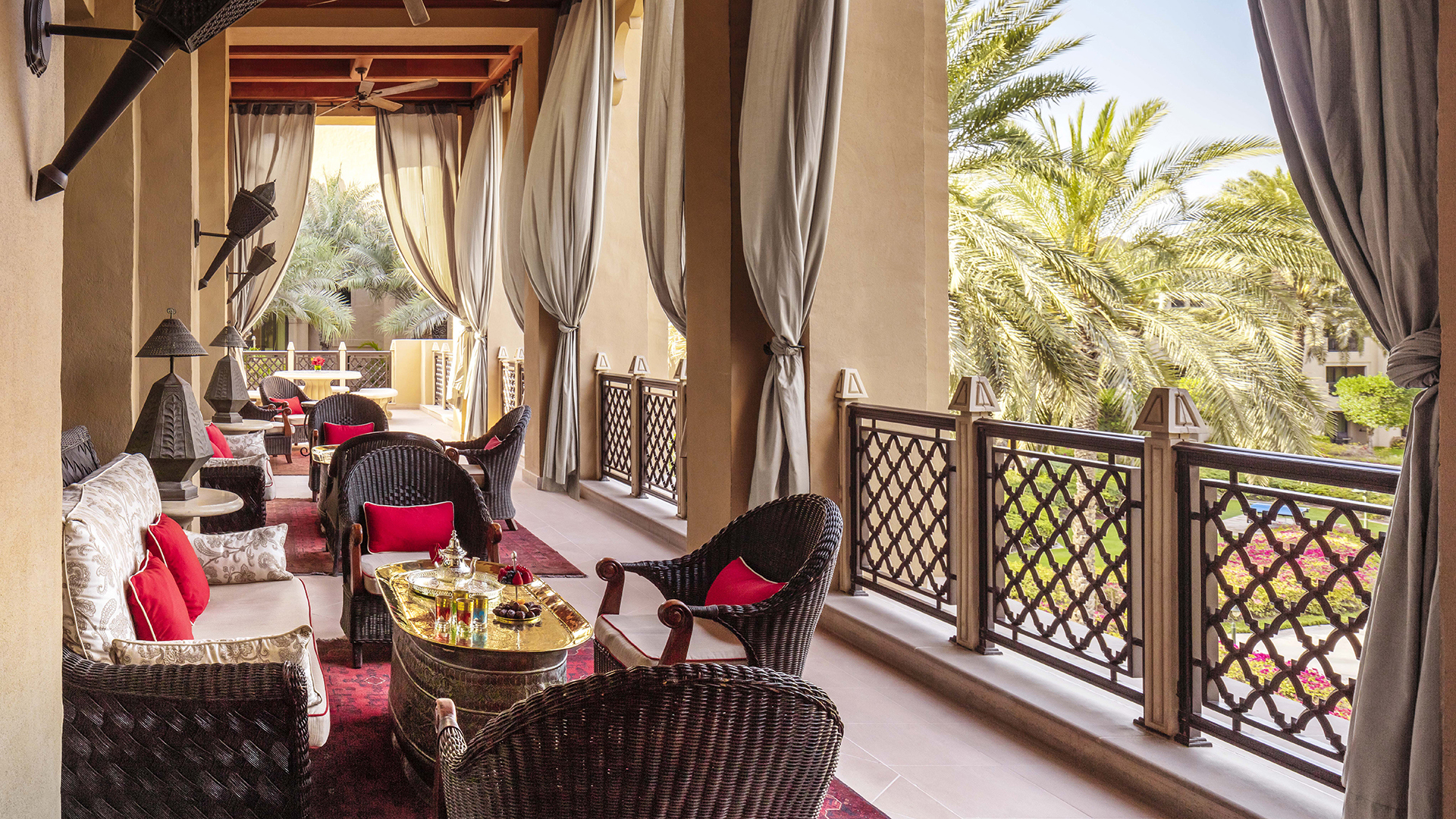 Indian Ocean & Arabia, Luxury Dubai holidays, One&Only Royal Mirage - Residence & Spa, Samovar Terrace