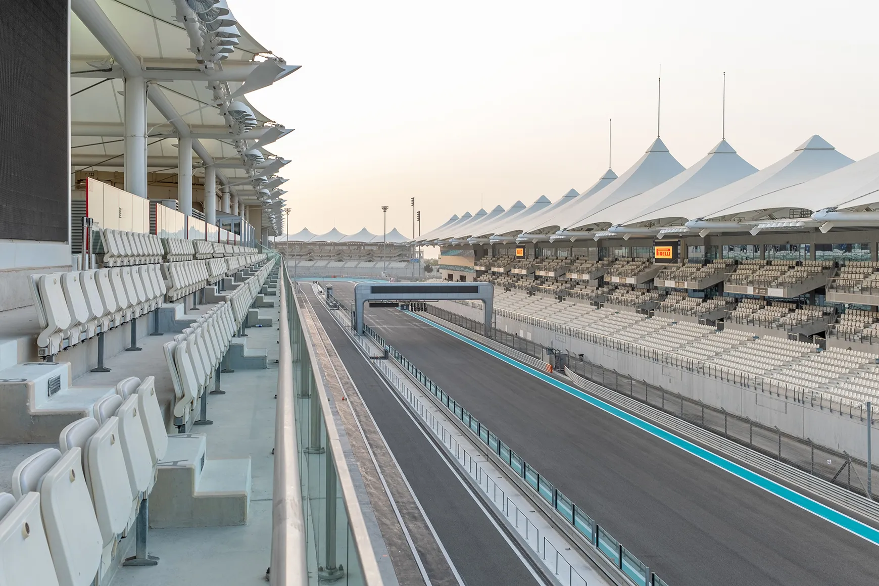 Yas Island Formula 1 Racing Track in Abu Dhabi, UAE