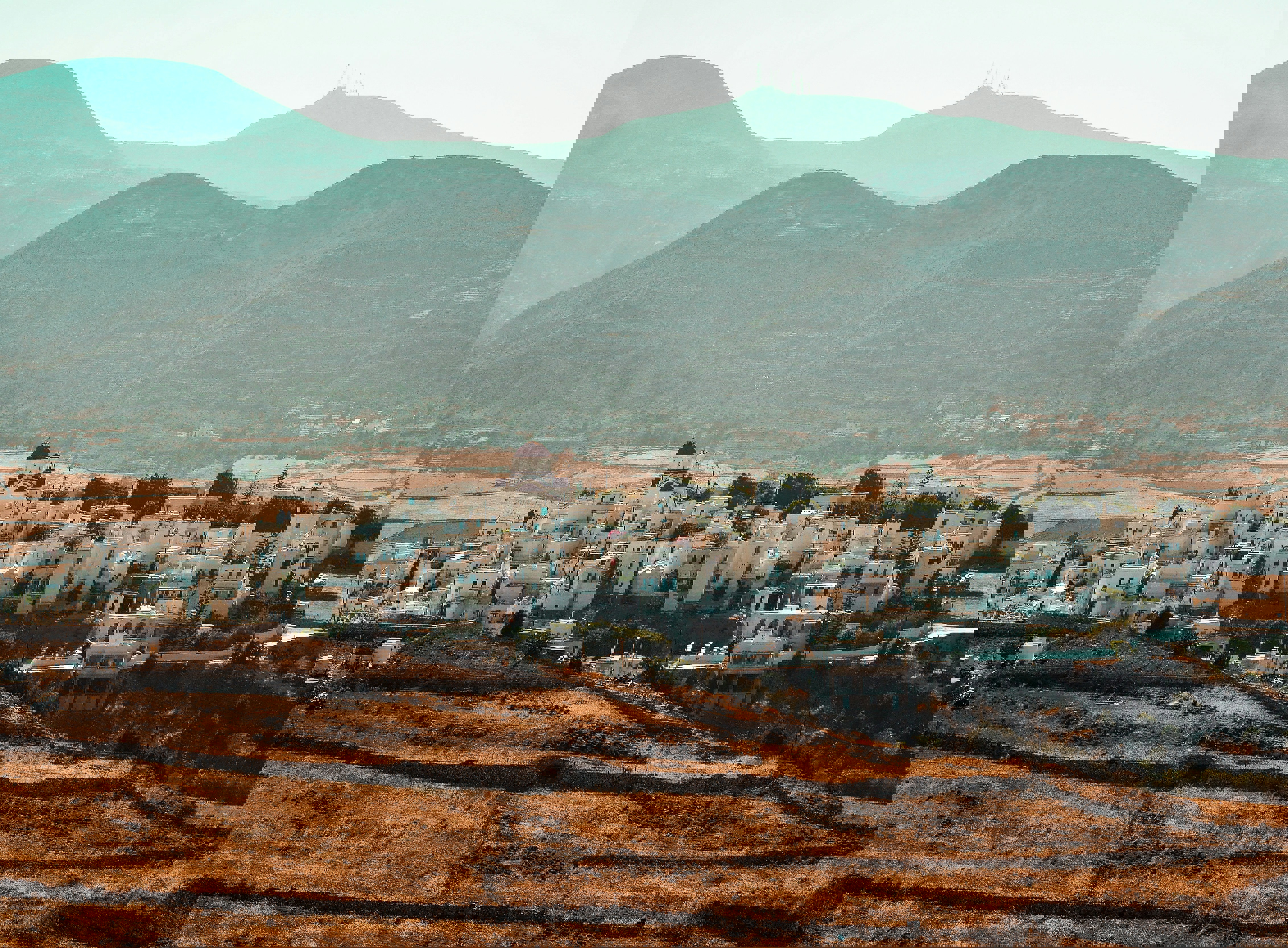 Marpissa town on Paros