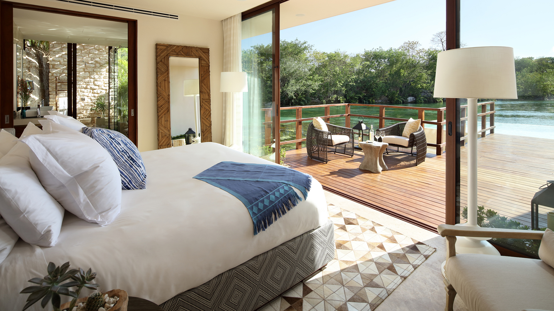 Caribbean, Bermuda & Mexico, Mexico, Rosewood Mayakoba, Coral Villa Master Bedroom