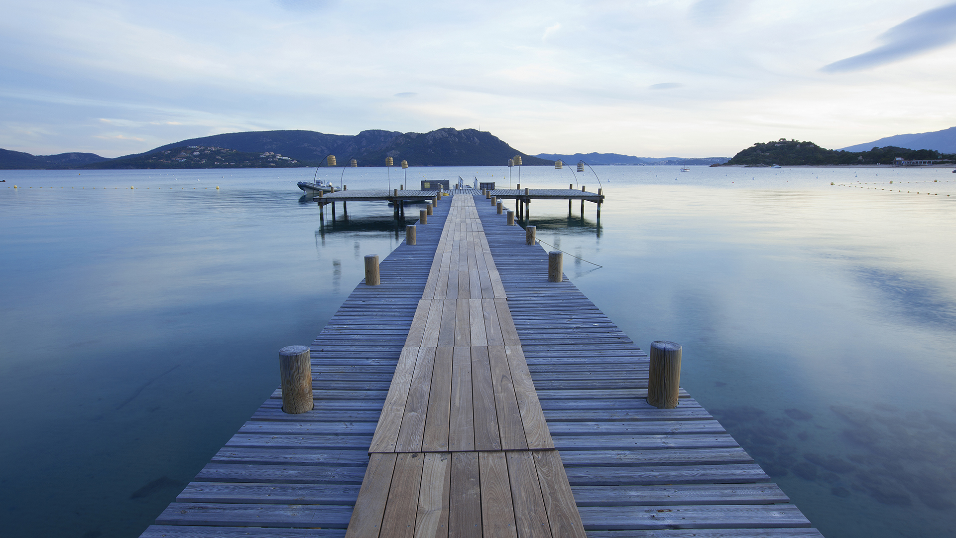 Europe, France & Monaco, Corsica, Grand Hôtel de Cala Rossa, Pontoon
