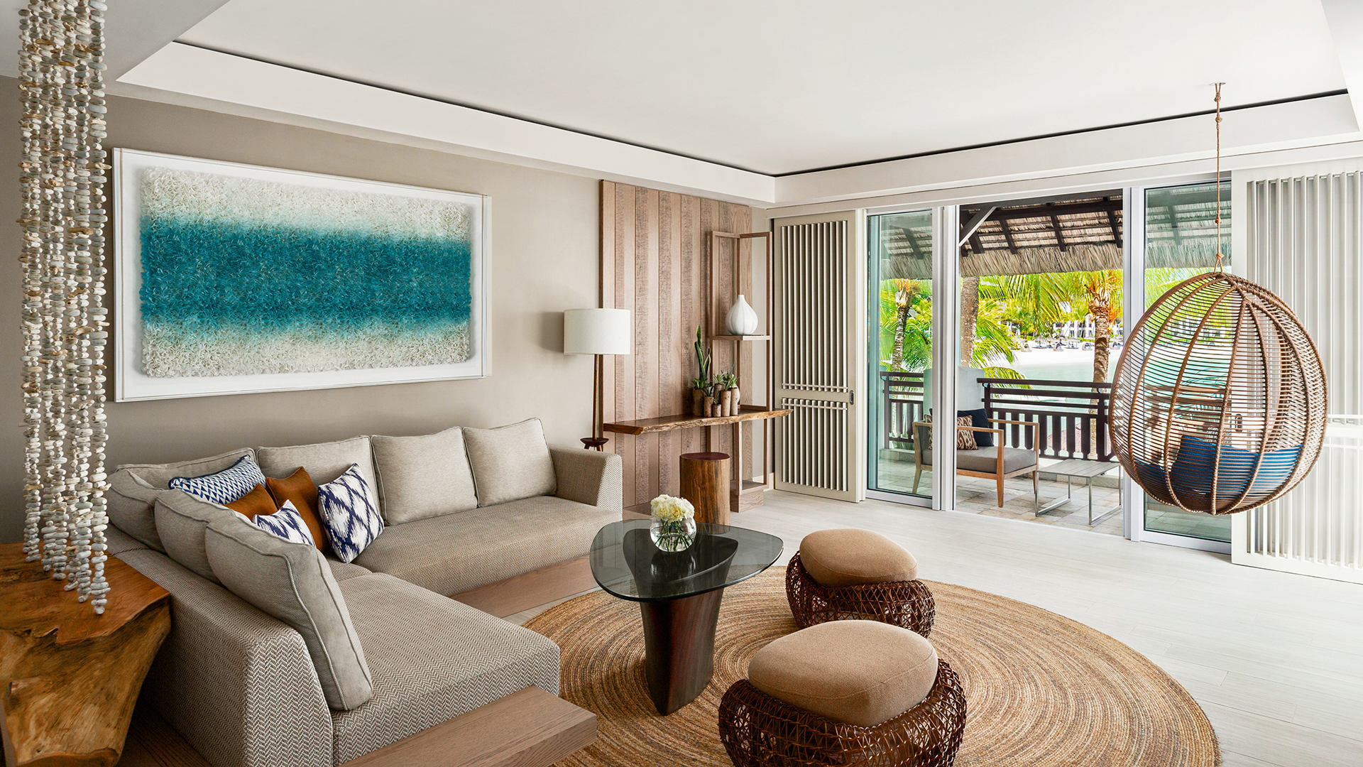 Indian Ocean, Mauritius, Shangri-La Le Touessrok Mauritius, Frangipani Suite