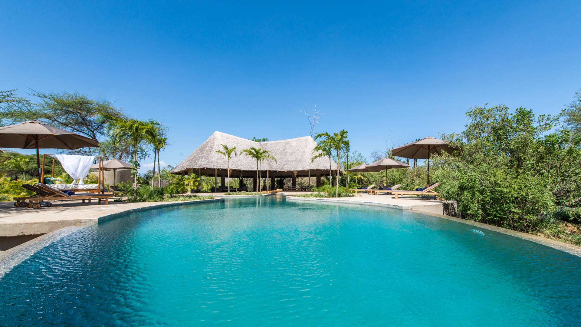   Africa, Kenya, Finch Hattons, Swimming Pool