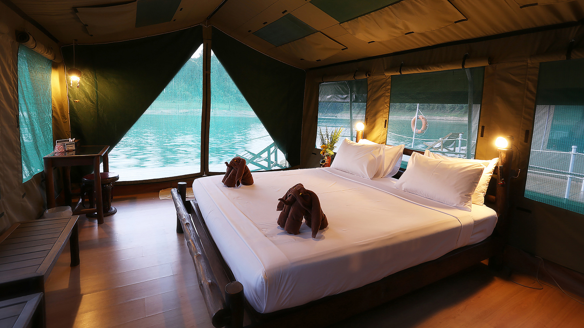  Elephant Hills, Thailand, Tent Interior