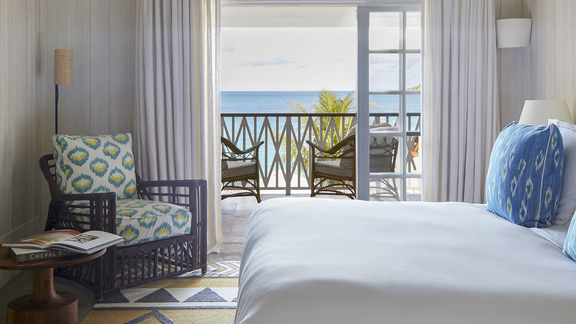 Caribbean, St Barths, Cheval Blanc St-Barth Isle de France, Suite Bedroom