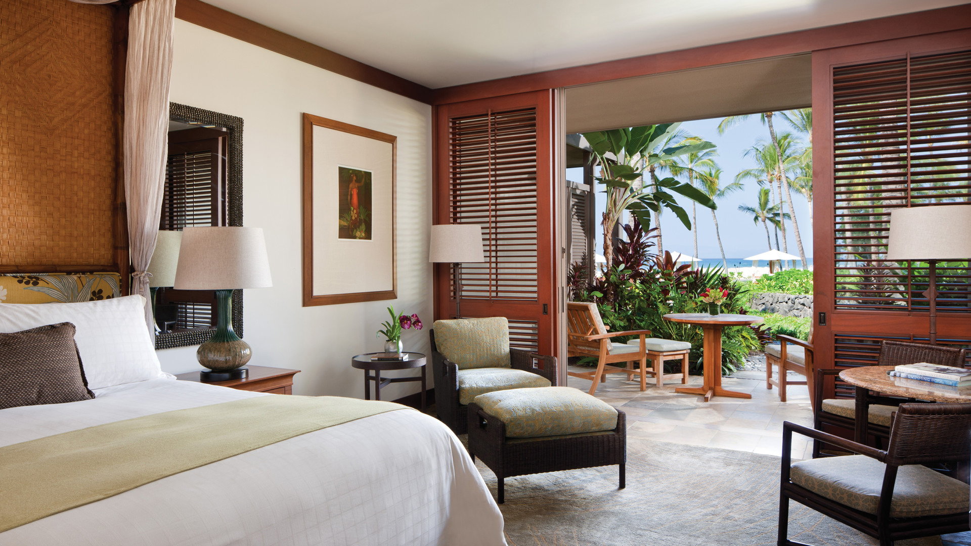 USA, Luxury Hawaii Holidays, Four Seasons Resort Hualalai at Historic Ka'Upulehu, Ocean View Room