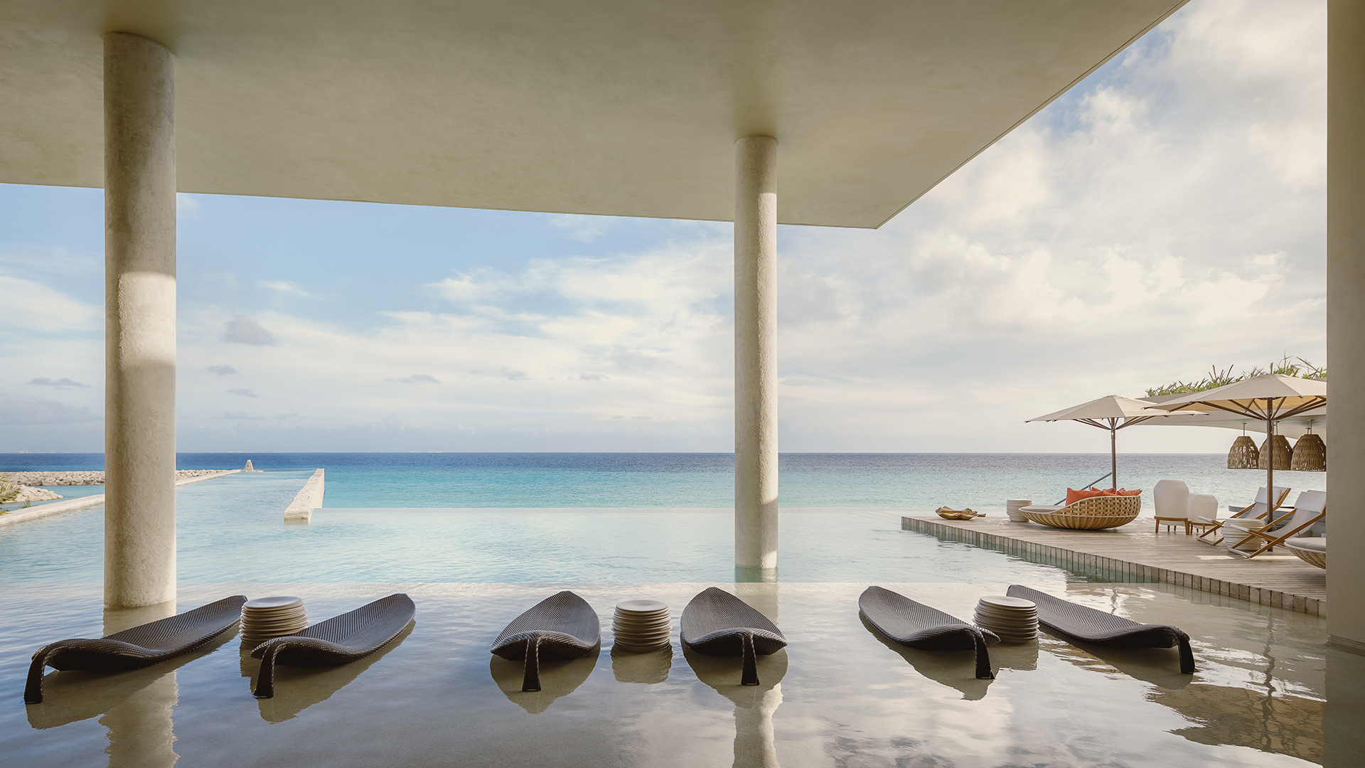 Caribbean, Mexico, Casa de la Playa, View