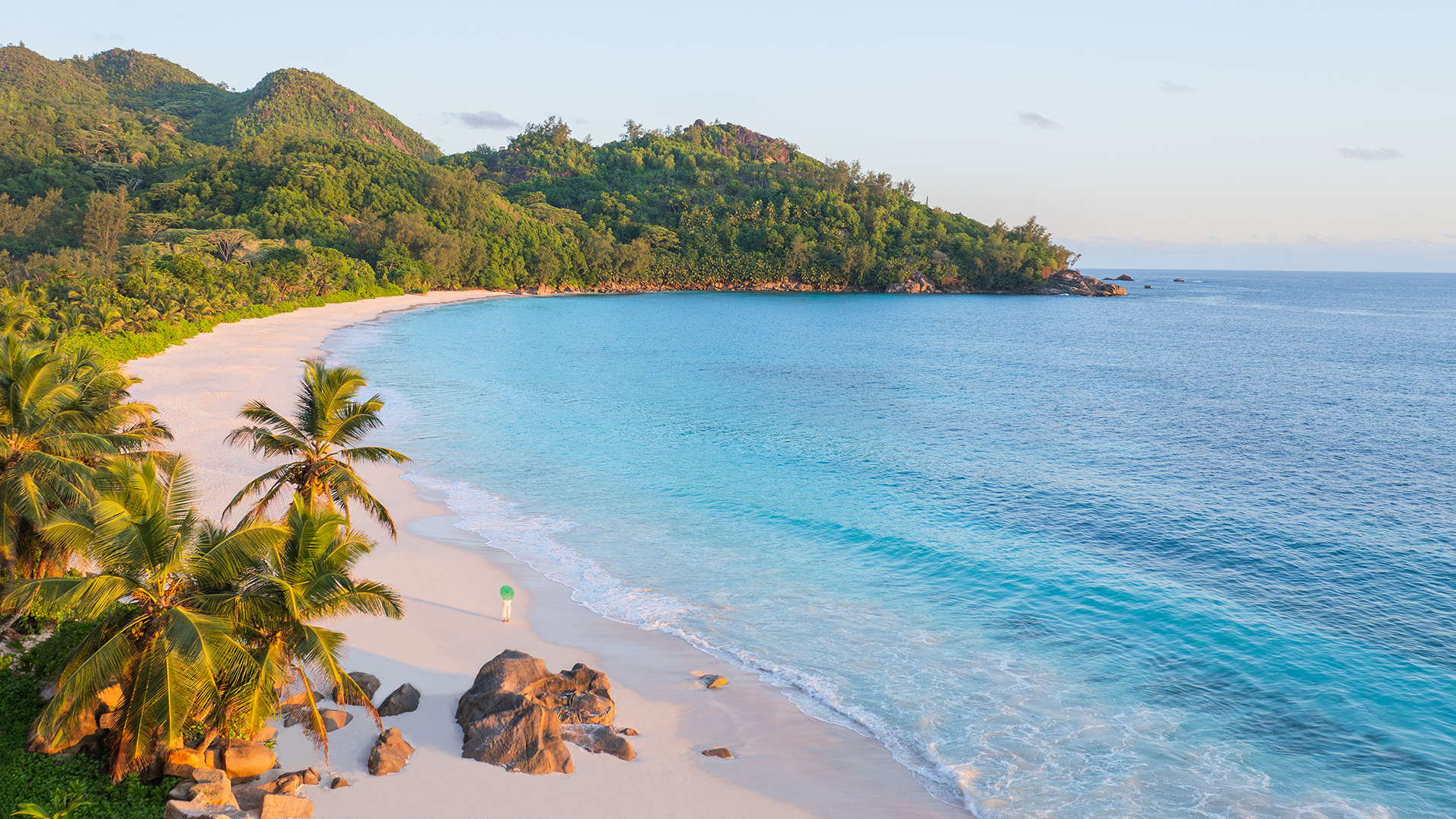 Indian Ocean, Seychelles, Cheval Blanc, Anse Intendence Beach