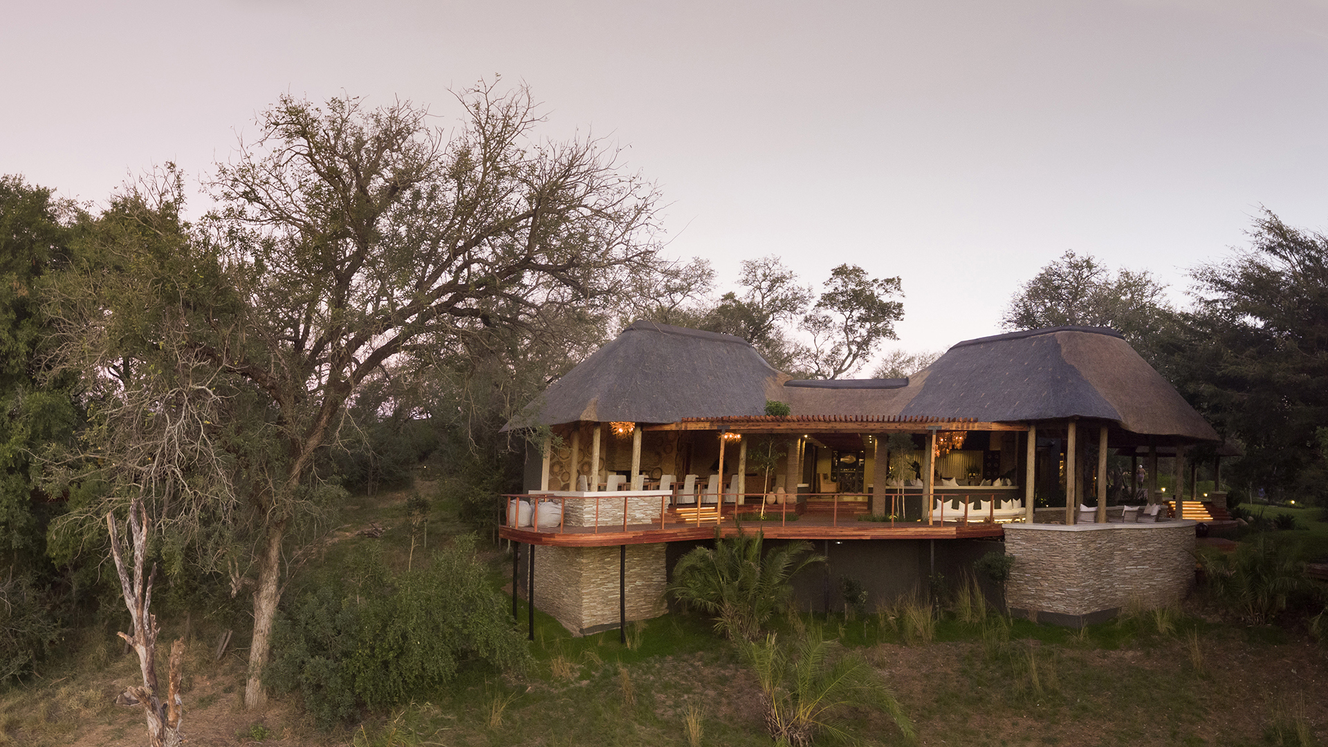 Africa, South Africa, Dulini River Lodge, Exterior View