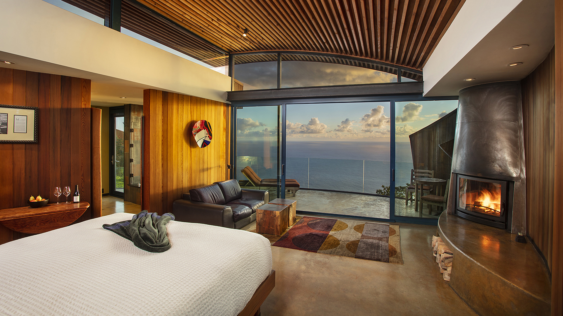  USA, Luxury California Holidays, Post Ranch Inn, Ocean House suite