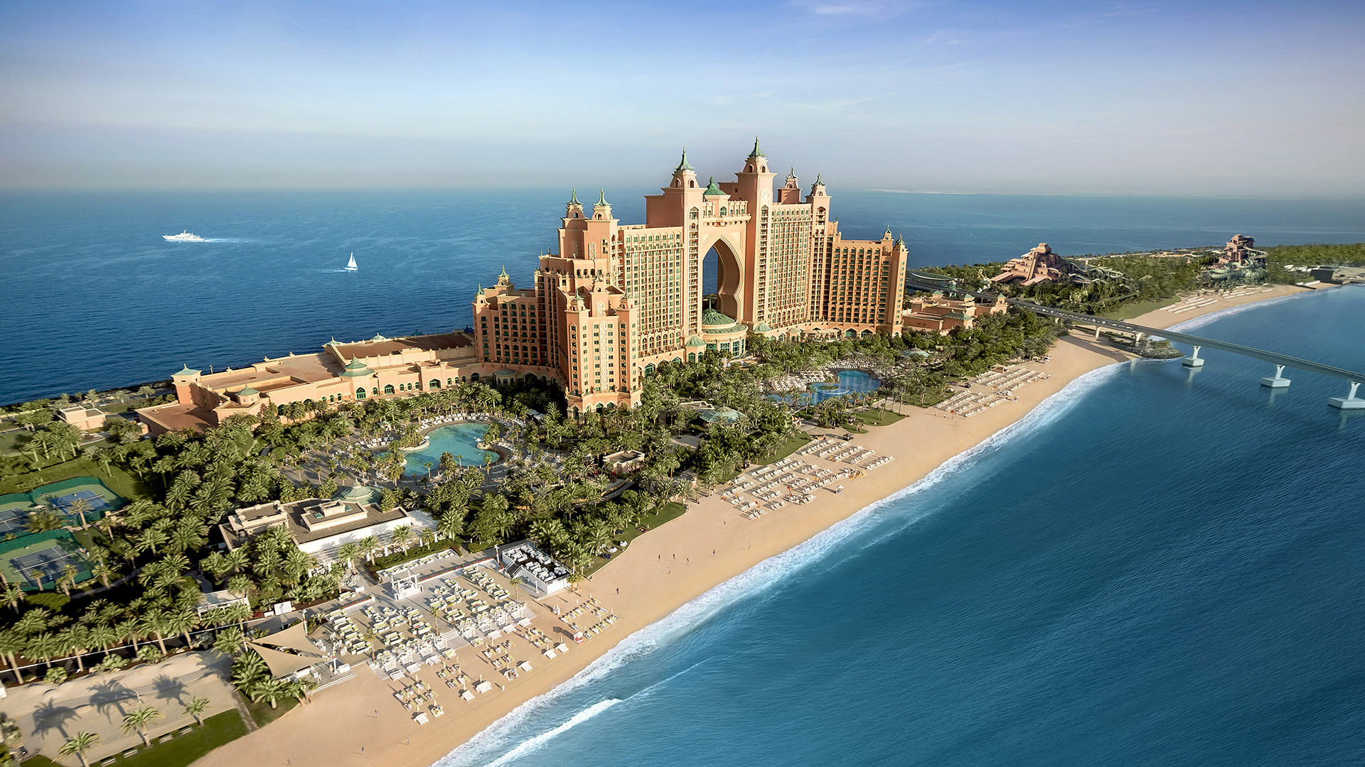 Arab emirates, Dubai, Atlantis the palm, External