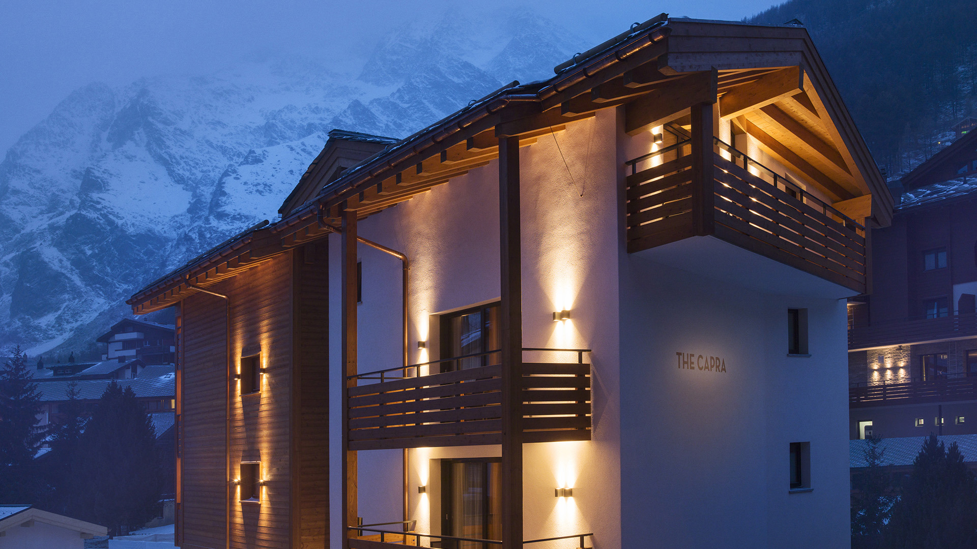 Luxury Ski & Snow, Europe, Switzerland, The Capra, Saas-Fee, Capra Chalet exterior