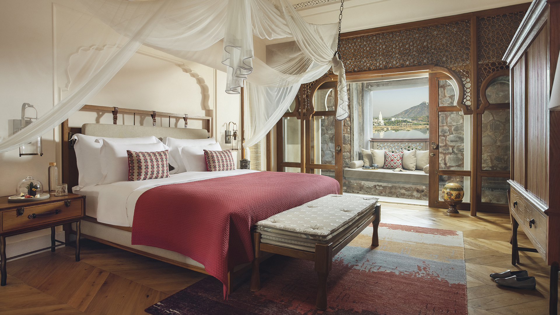 Worldwide, India, Six Senses Fort Barwara, Aravali View Suite Bedroom