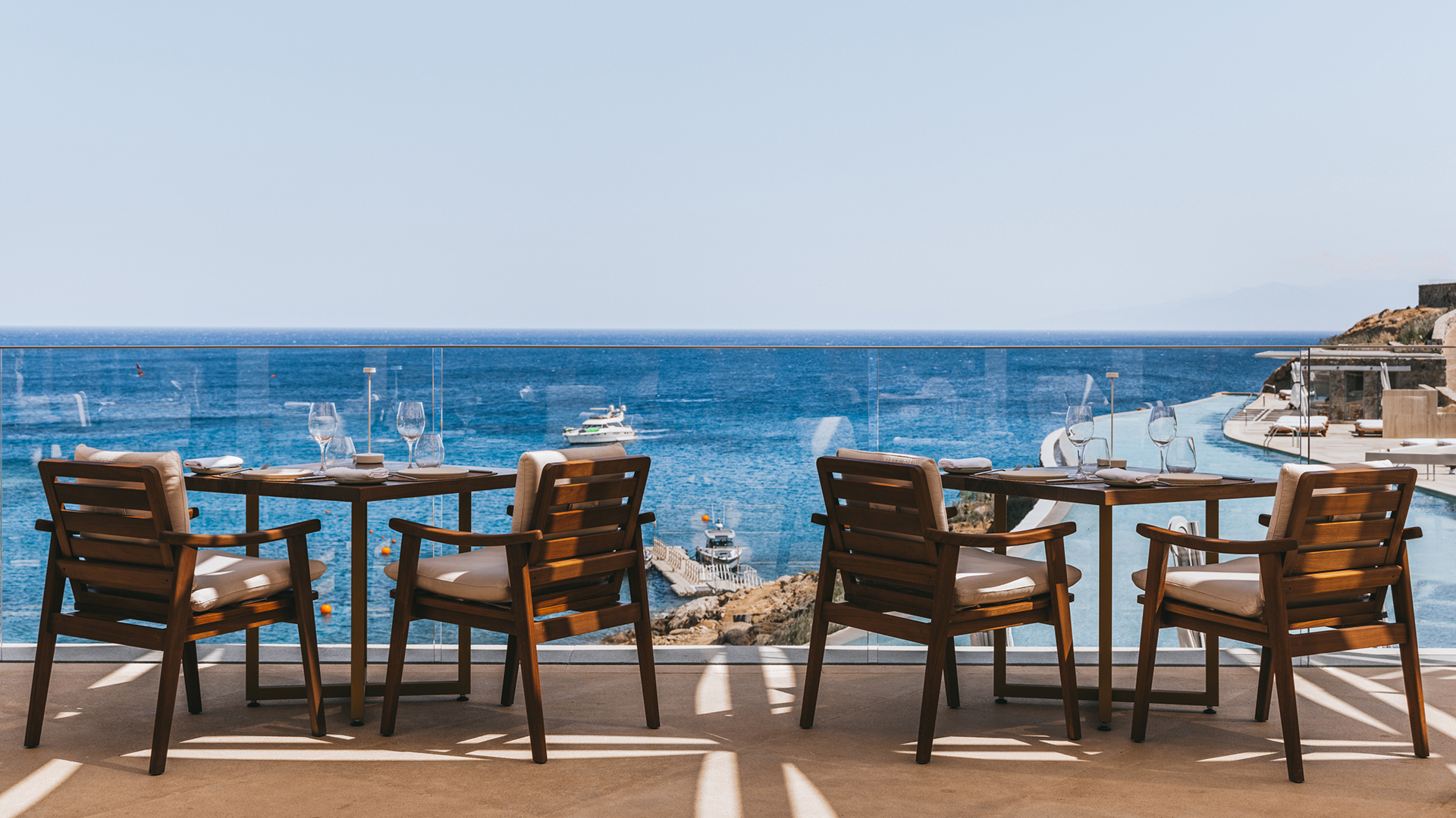 Europe, Greece, Mykonos, Cali Mykonos, Restaurant