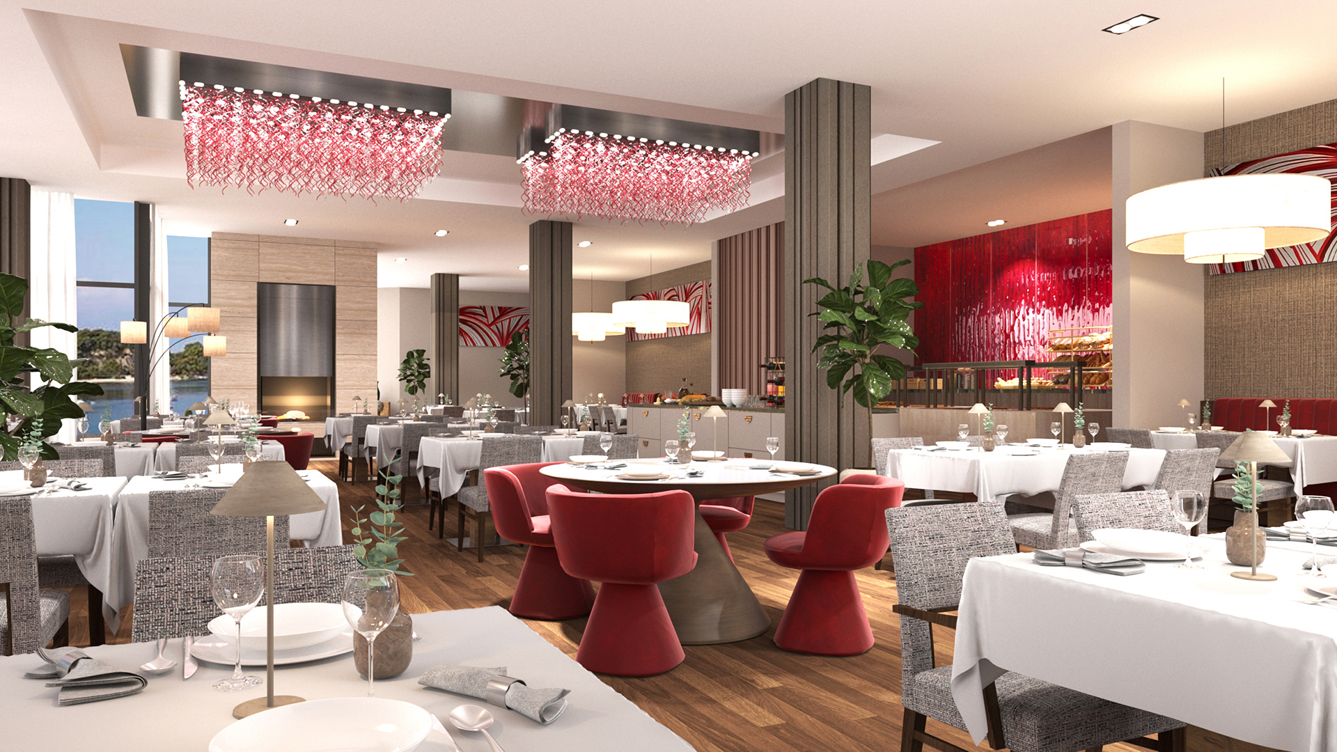 Europe, Croatia, Hotel Monte Mulini, Dining