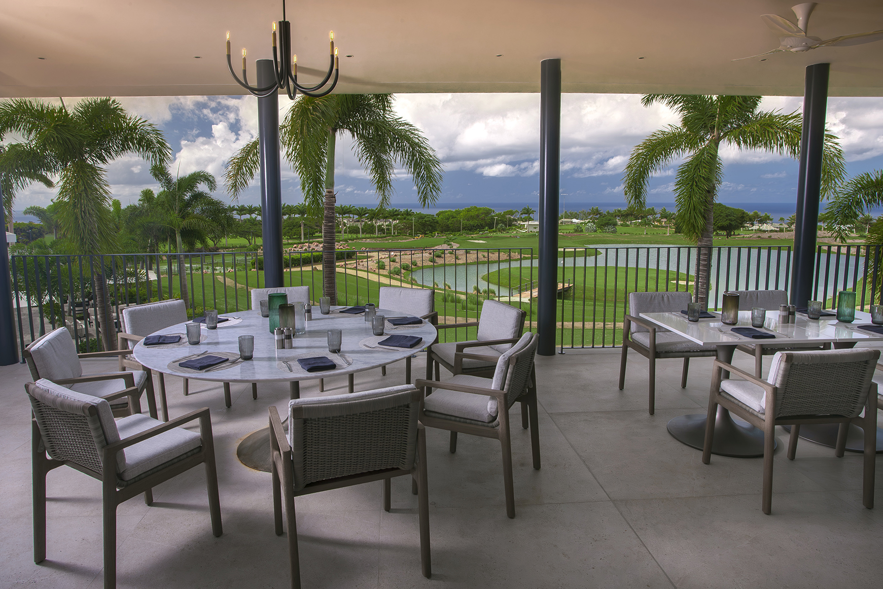 Caribbean & Mexico, Barbados, Apes Hill Barbados, The Noisy Cricket terrace