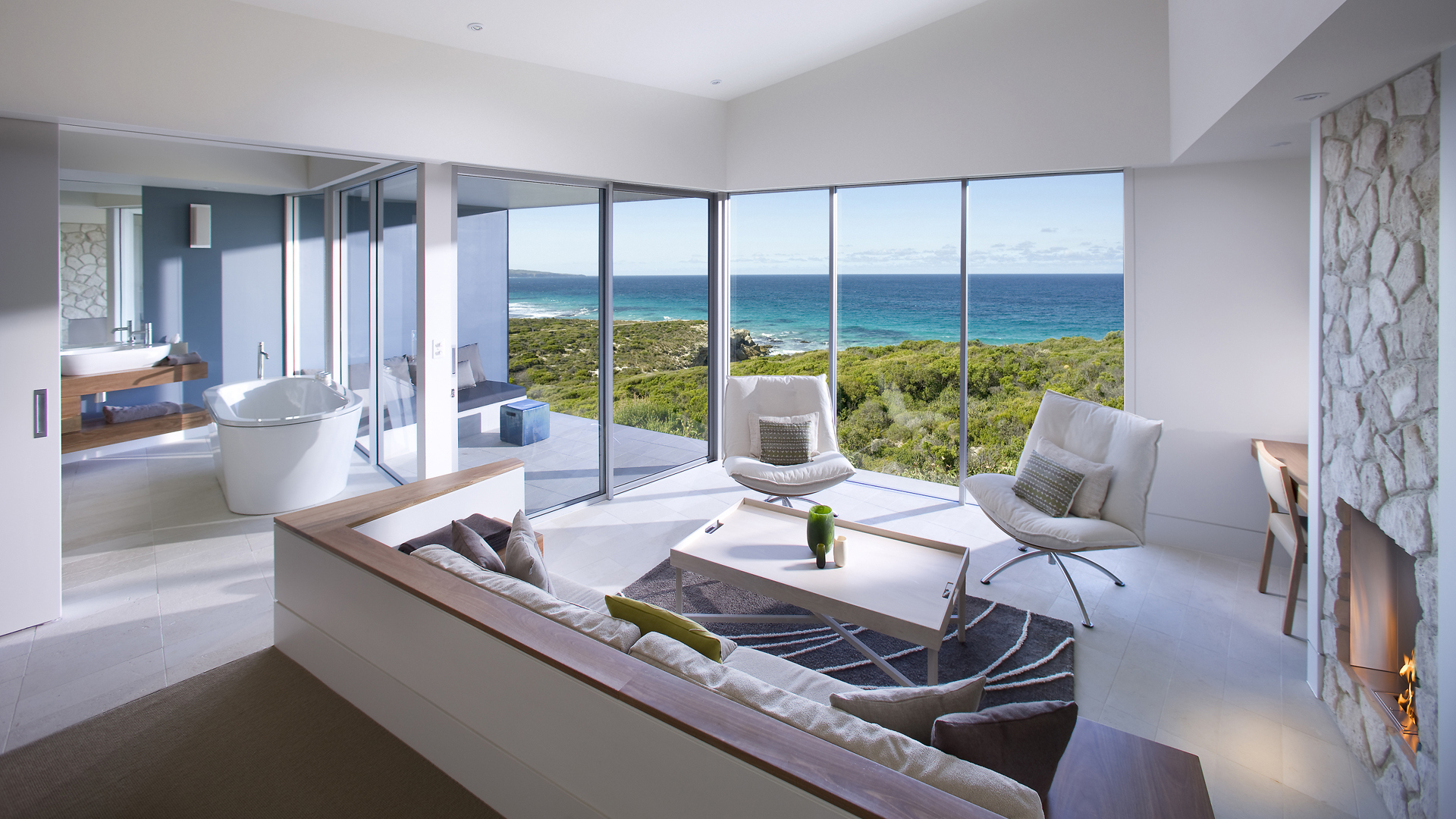  Indian Subcontinent, Far East & Australasia, Australia, Southern Ocean Lodge, Bedroom suite