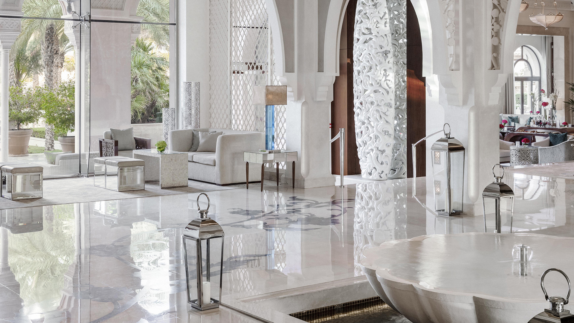 Indian Ocean & Arabia, Luxury Dubai holidays, One&Only The Palm, Reception