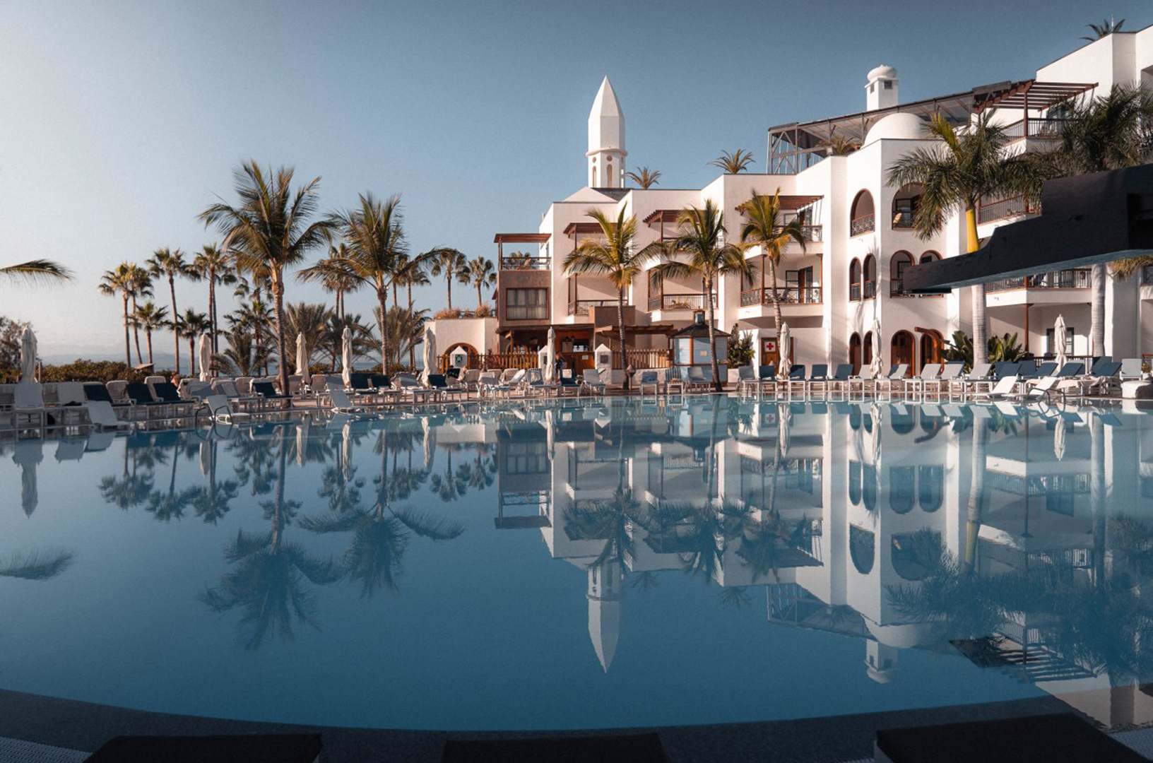 Europe, Spain, Lanzarote, Princesa Yaiza Suite Hotel Resort, Pool