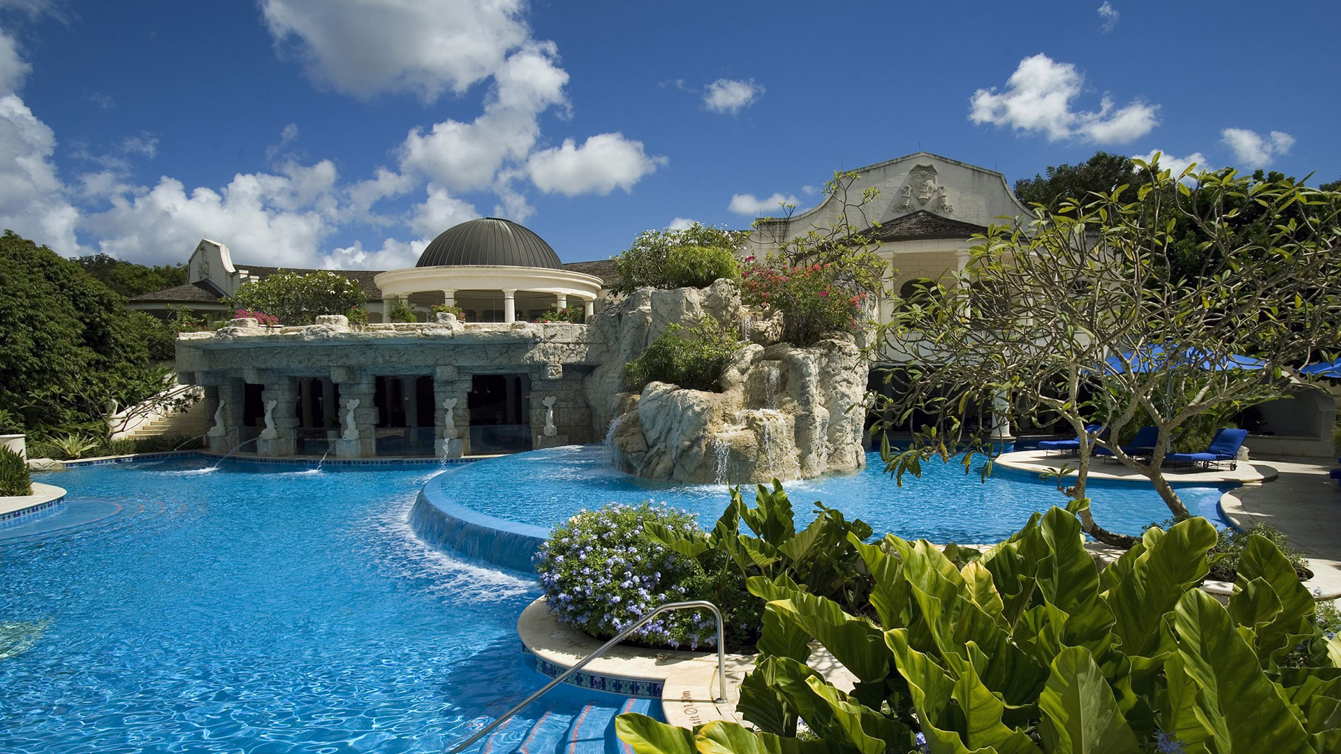 Caribbean, Barbados, Sandy Lane, Swimming pool