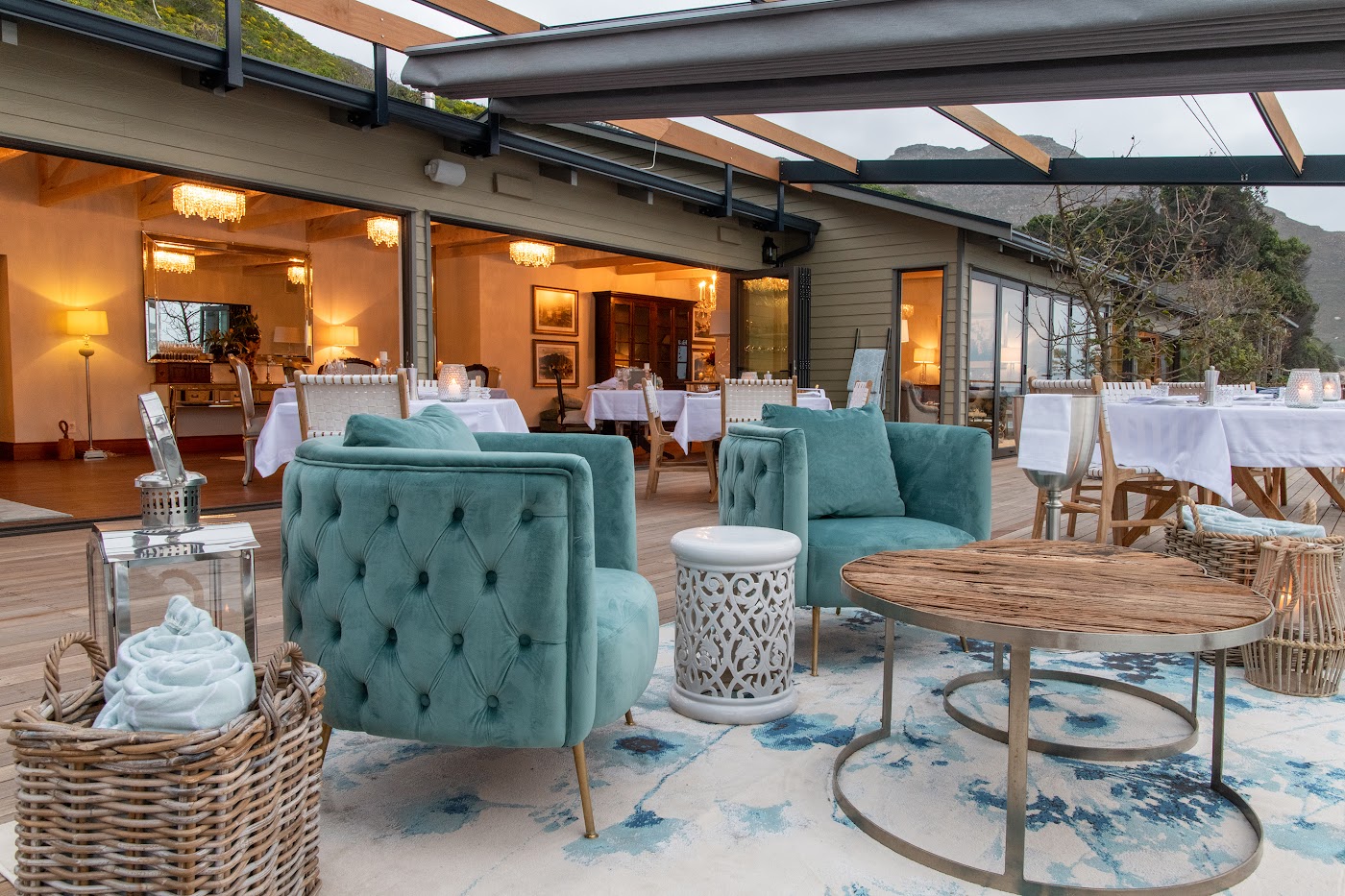 Outdoor seating and dining