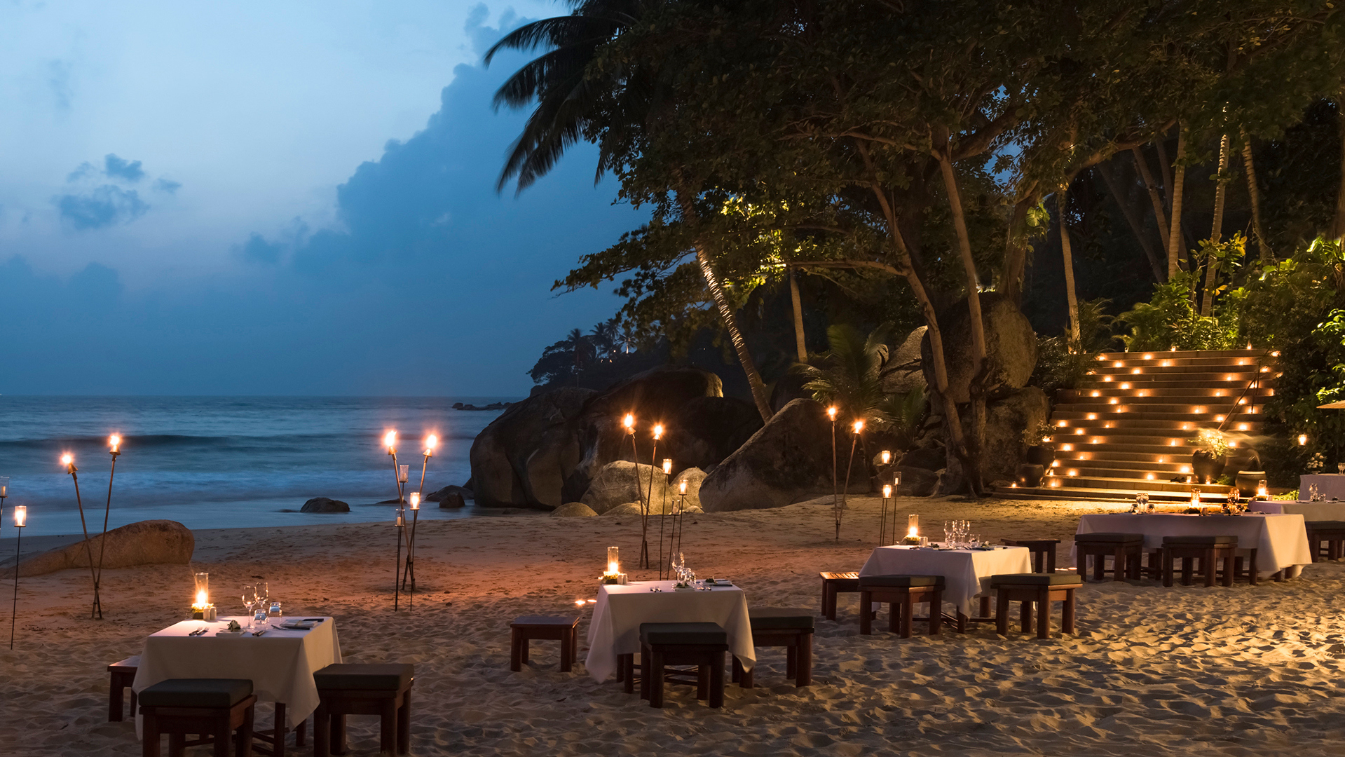 Worldwide, Thailand, Amanpuri, Beach BBQ Dining