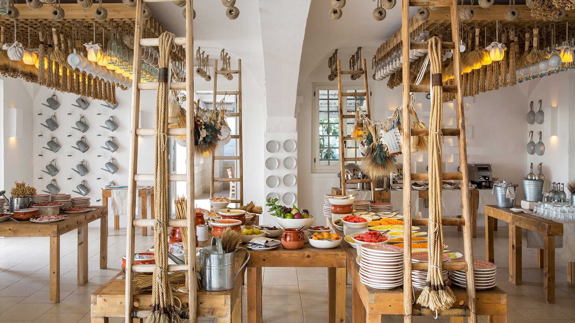 Kitchen room at Borgo Egnazia