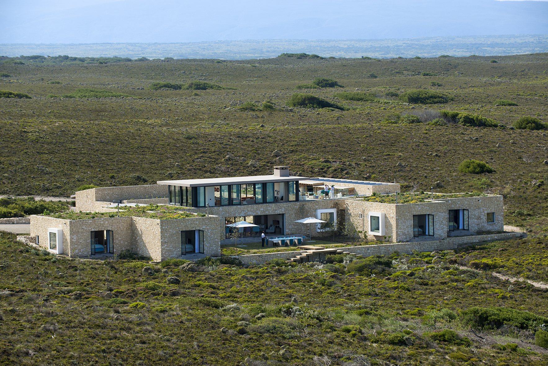 Africa, South Africa, Morukuru Family De Hoop Nature Reserve, Ocean House exterior