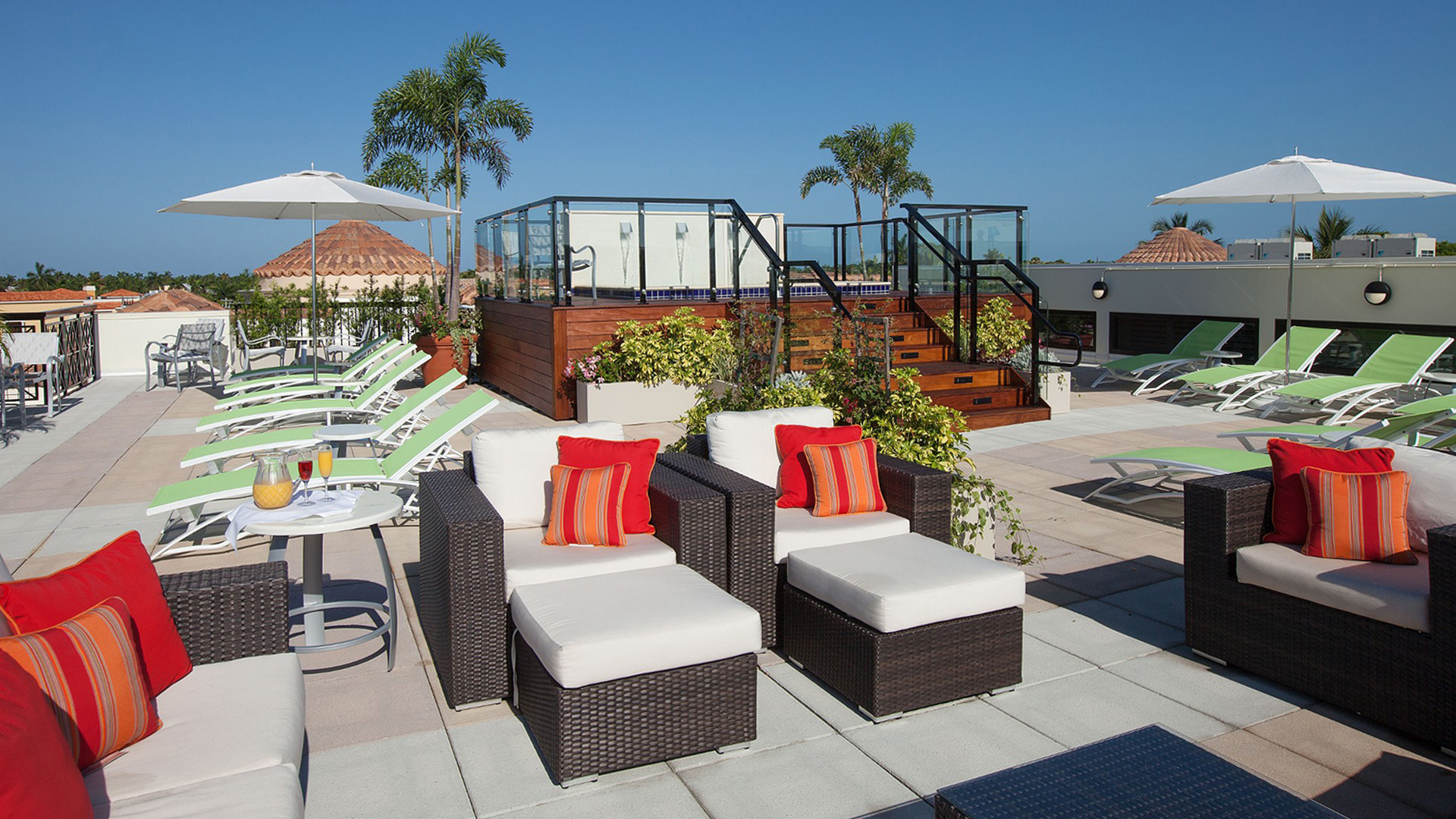  USA, Luxury Florida Holidays, The Inn on Fifth, Naples, Club Level rooftop