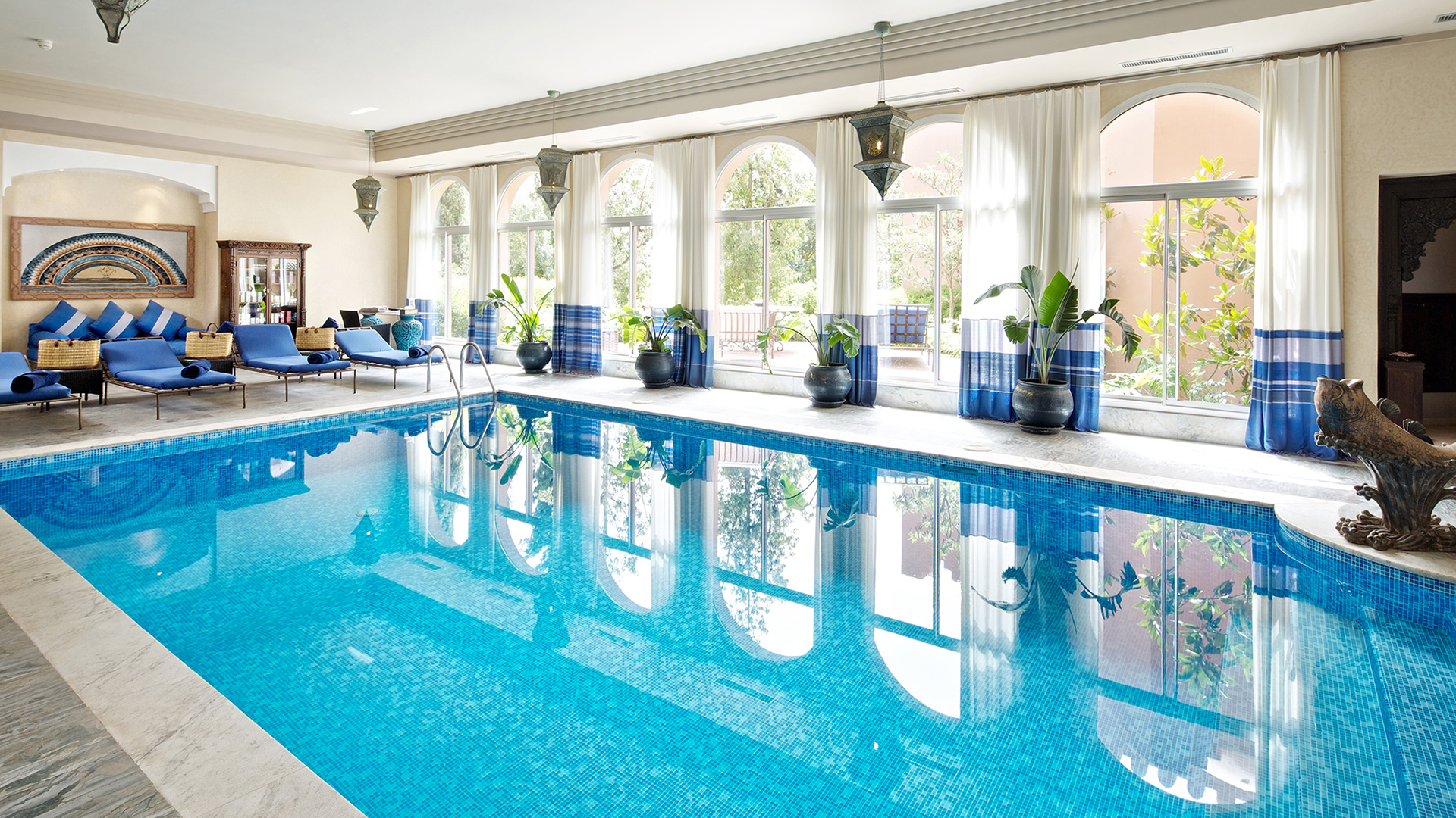 Europe & North Africa, Morocco, Kasbah Tamadot, Indoor pool