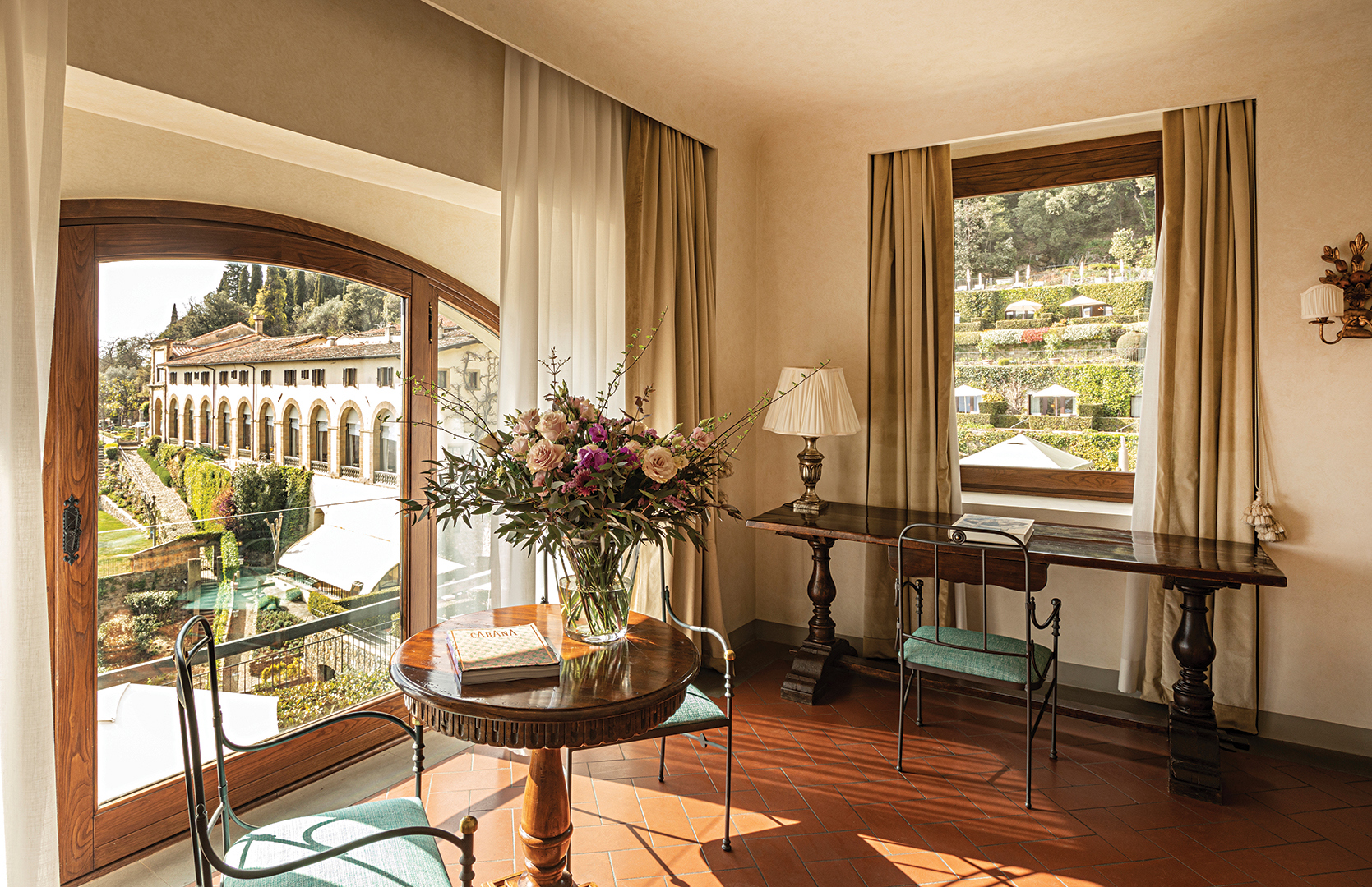 Europe, Italy, Florence, Villa San Michele, A Belmond Hotel, Florence, Study room