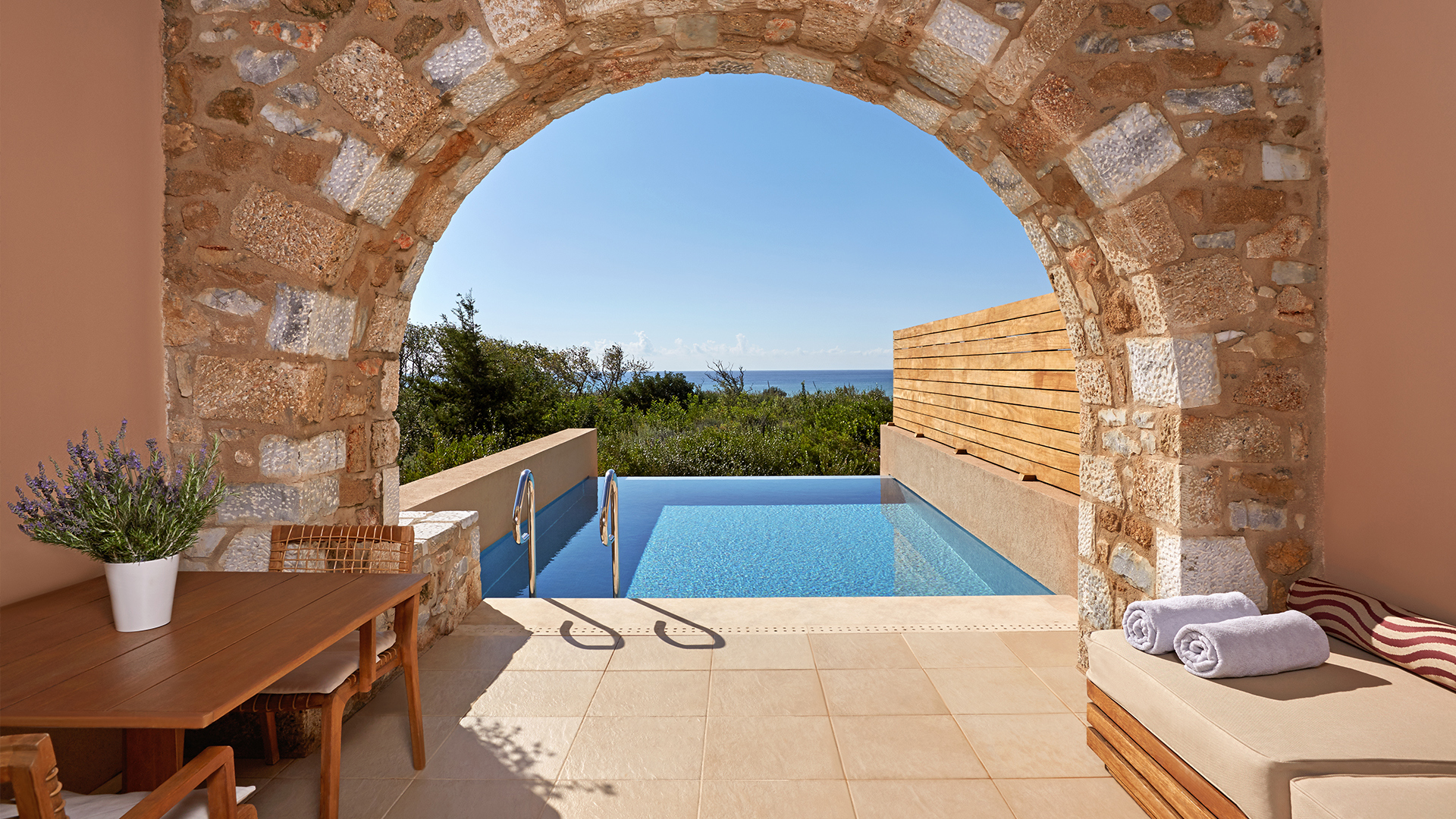 Europe, Greece, The Westin Resort Costa Navarino, Premium Infinity Terrace