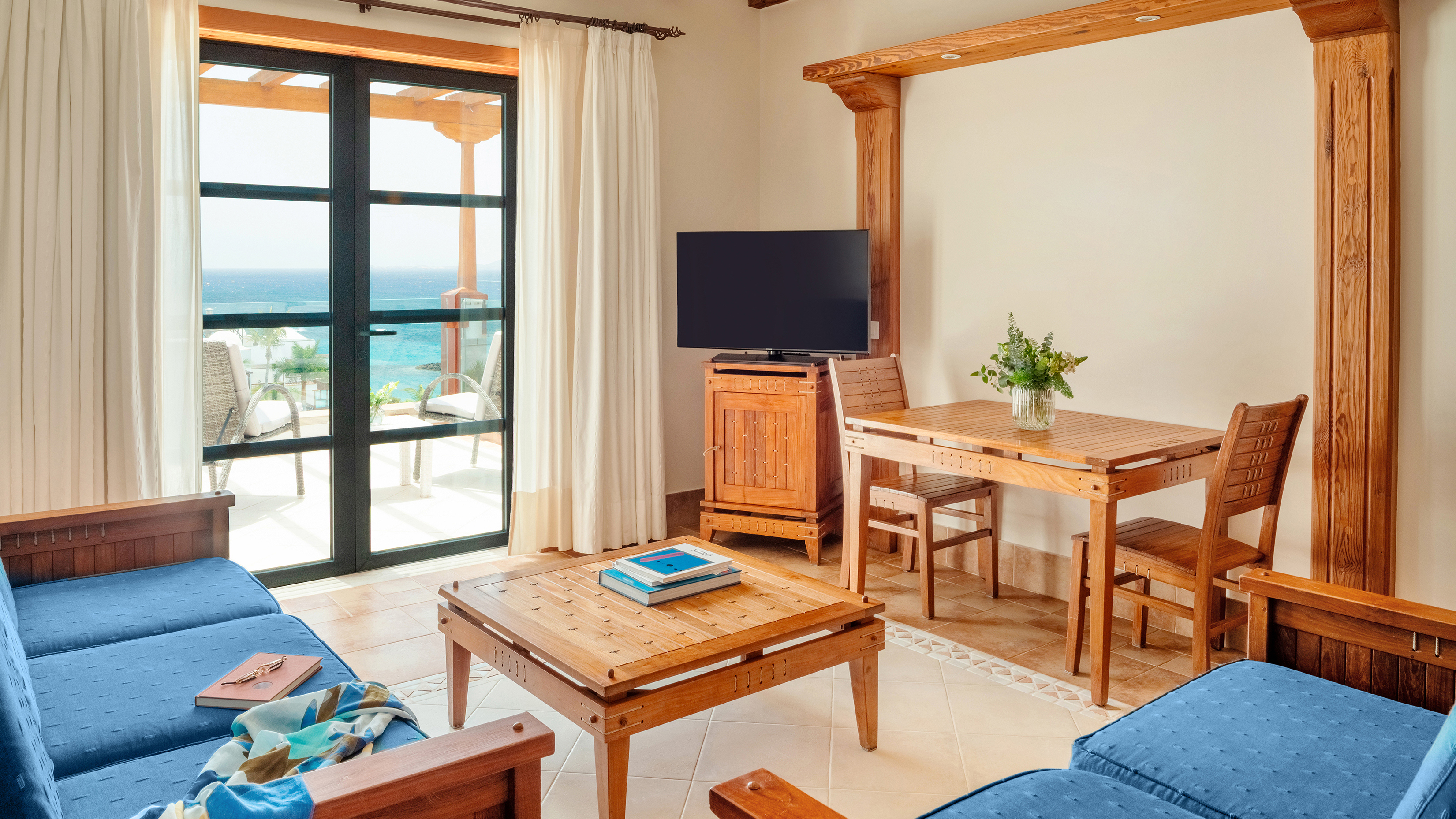 Europe, Spain, Lanzarote, Princesa Yaiza Suite Hotel Resort, Junior Suite Sea View