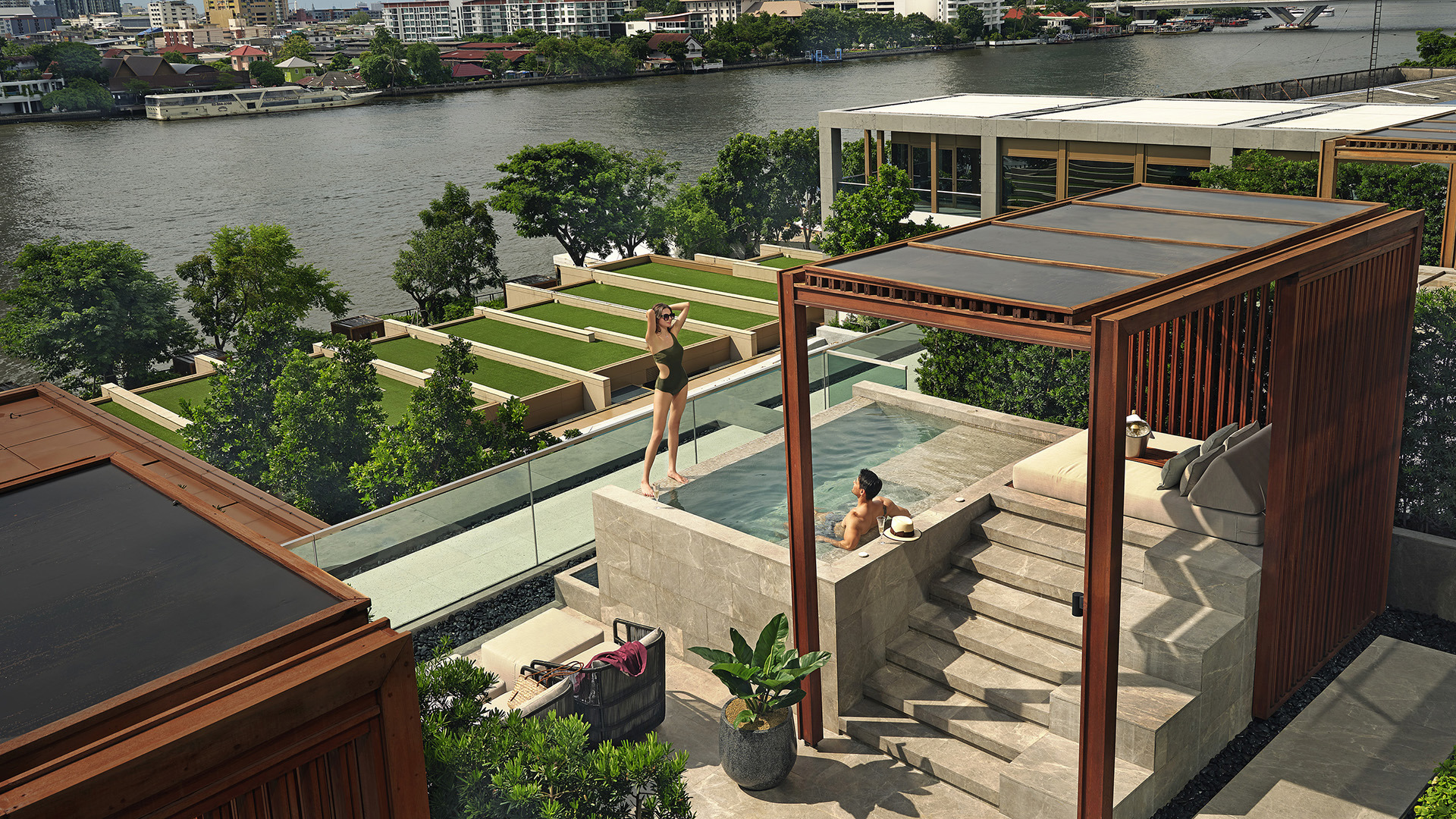 Worldwide, Thailand, Capella Bangkok, Verandah View