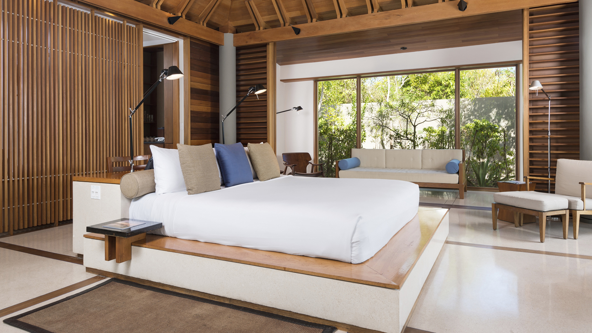 Amanyara in Turks and Caicos, Caribbean, Bedroom