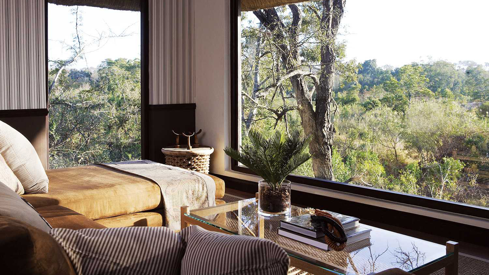  Africa, South Africa, Londolozi Pioneer Camp, Suite Living