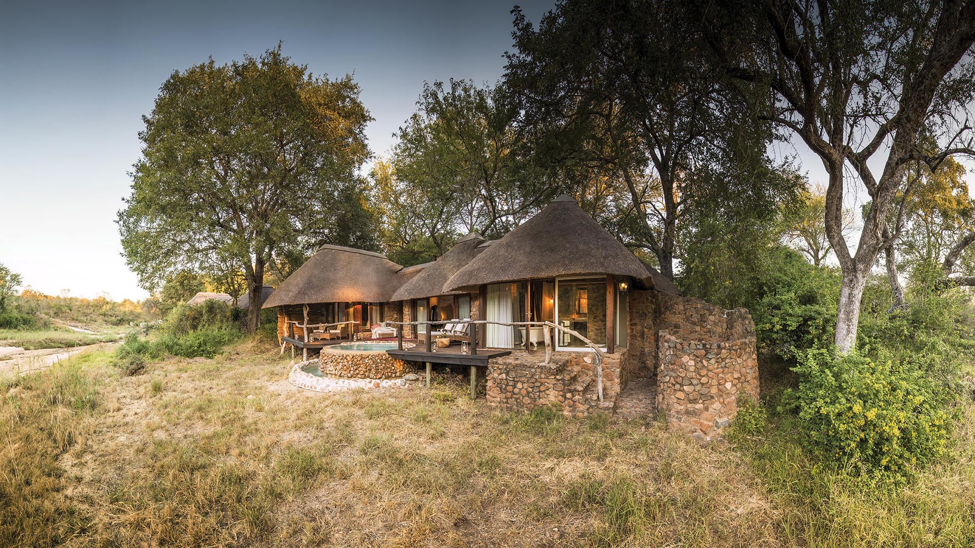 Africa, South Africa, Dulini, Suite Exterior