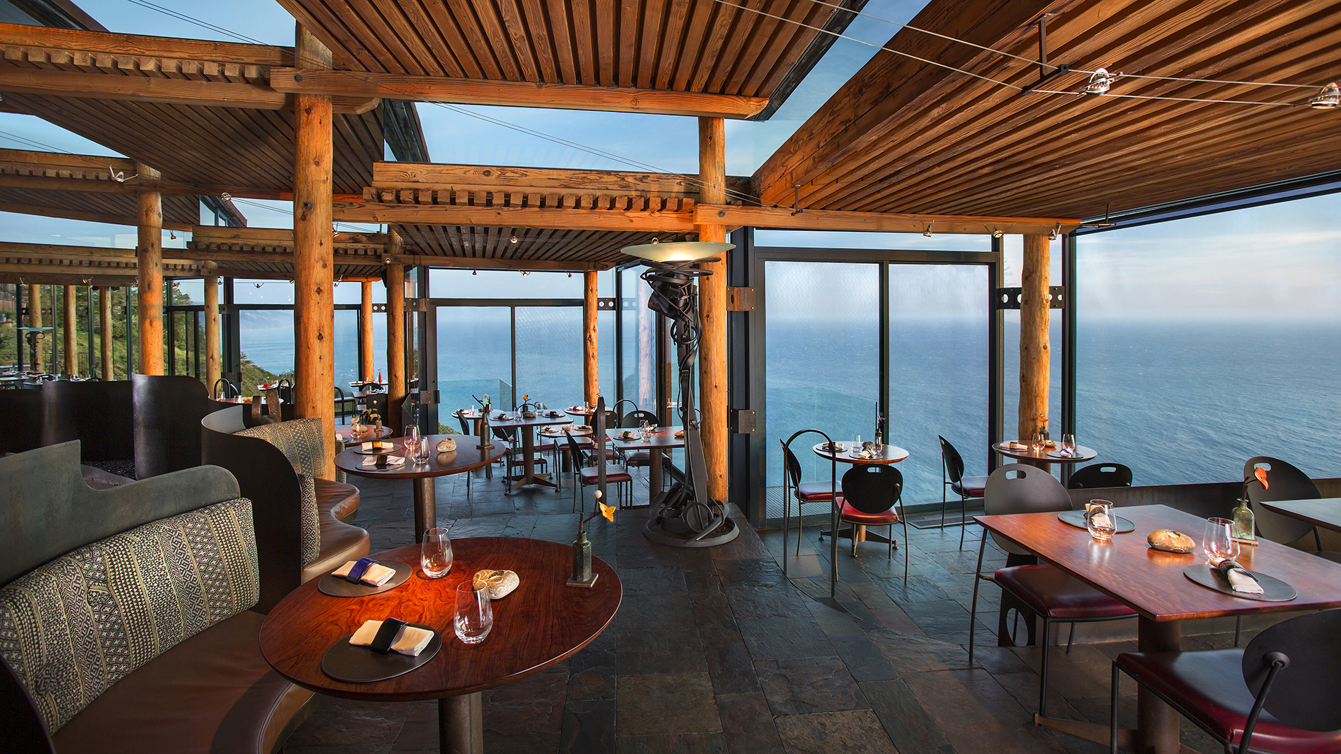 USA, Luxury California Holidays, Post Ranch Inn, Sierra Mar restaurant