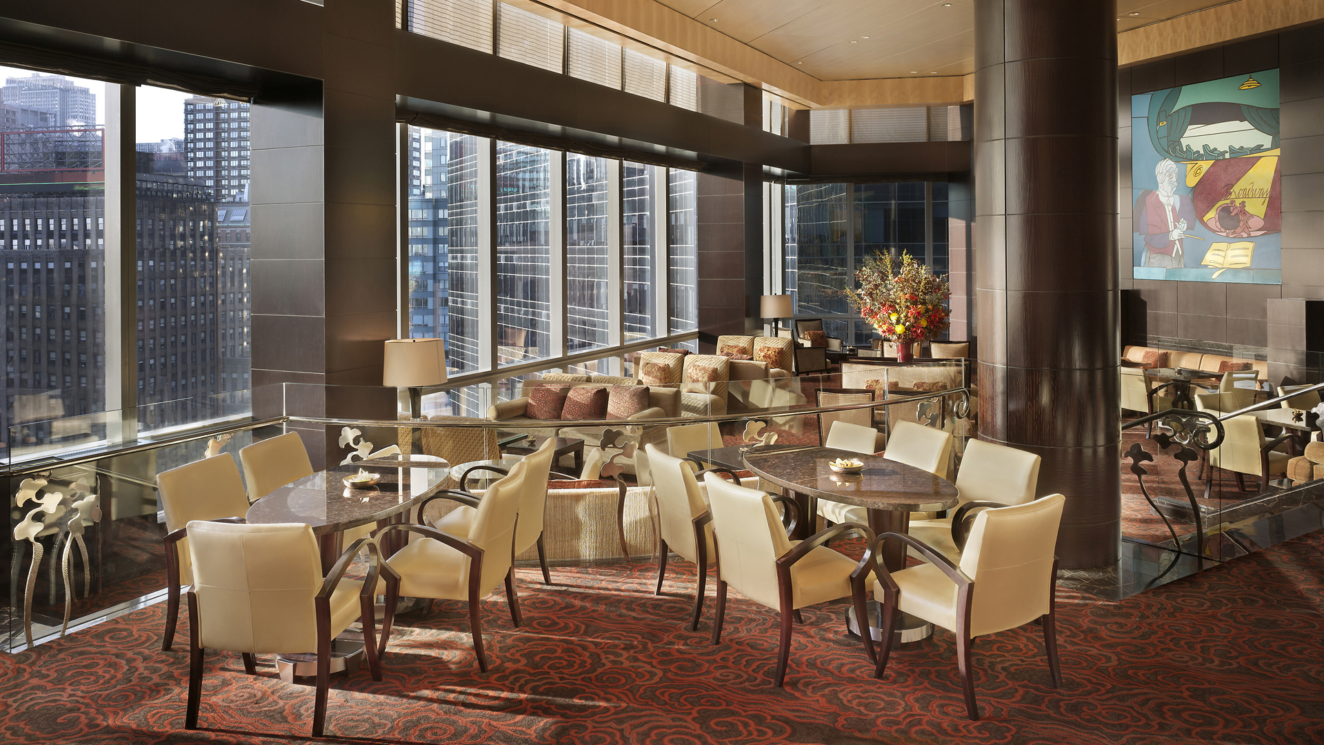  USA, Luxury New York Holidays, Mandarin Oriental, Lobby lounge