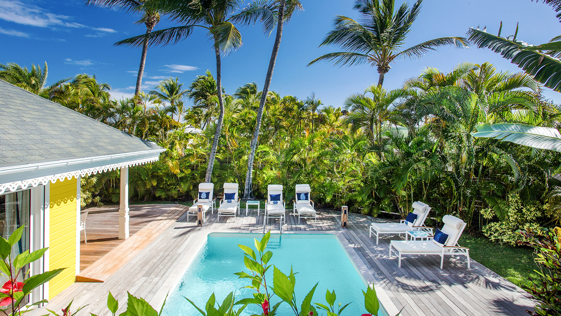 Caribbean, St Barths, Rosewood Le Guanahani St Barth, Garden House