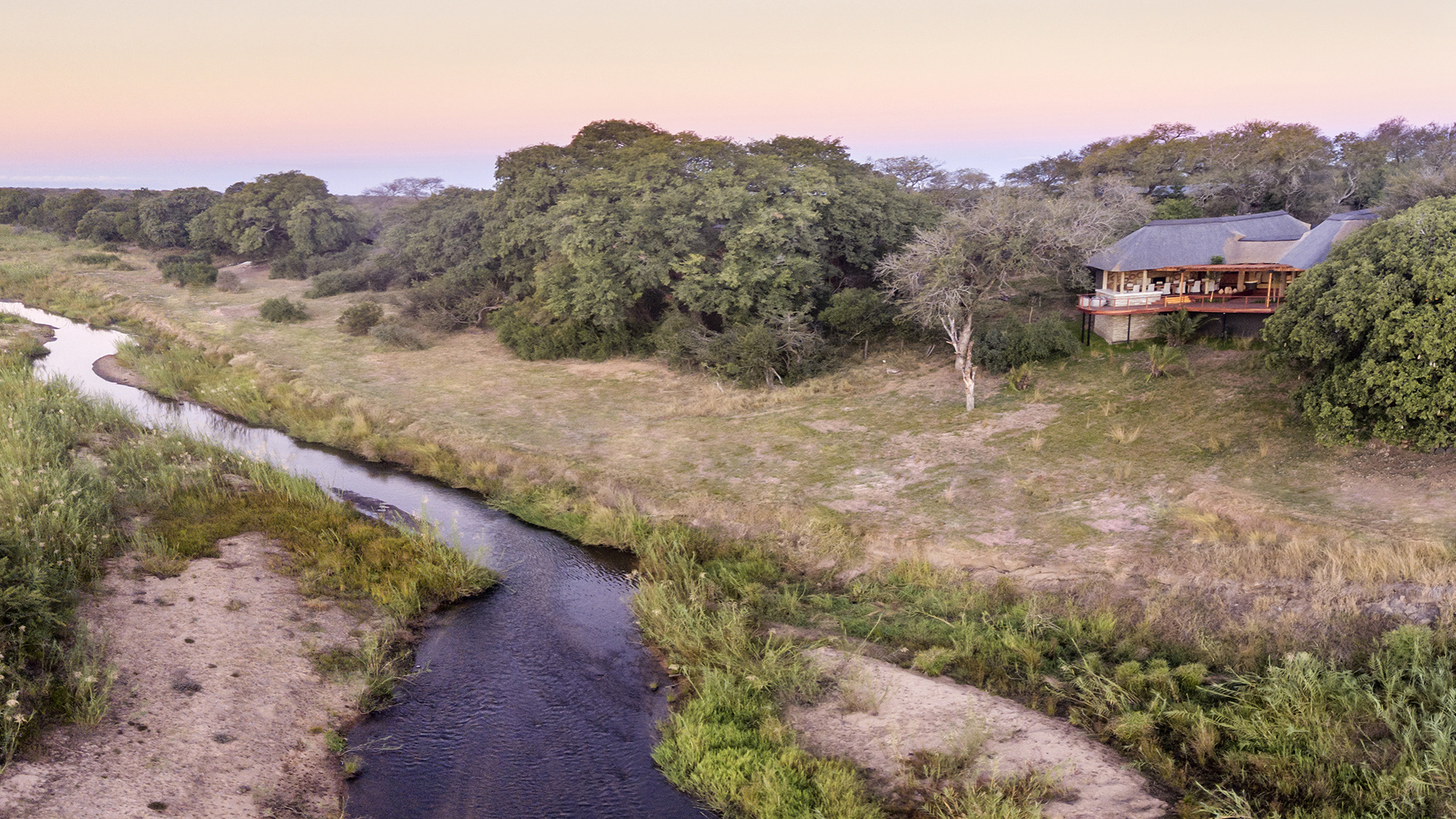  Africa, South Africa, Dulini River Lodge, Aerial